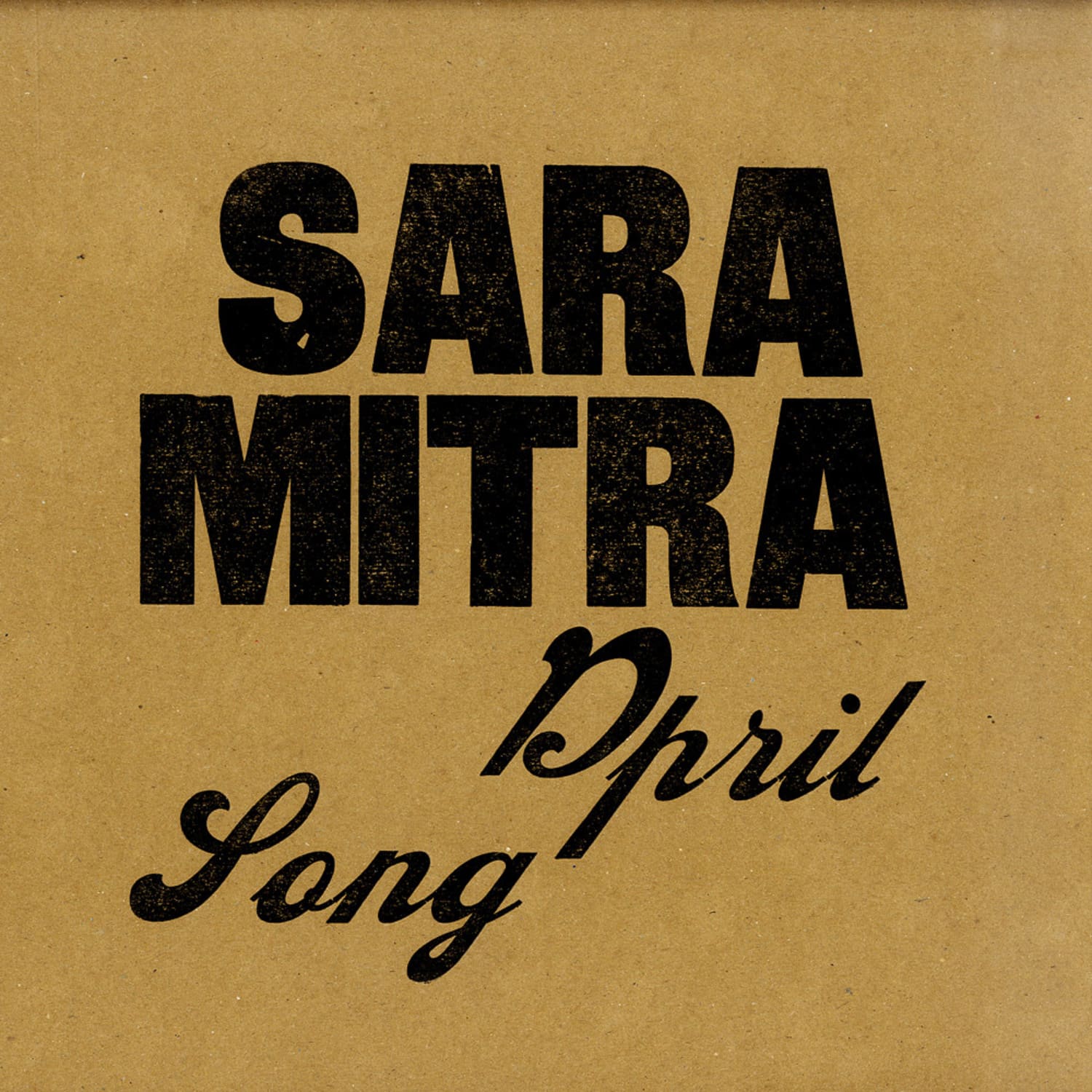 Sara Mitra - APRIL SONG 