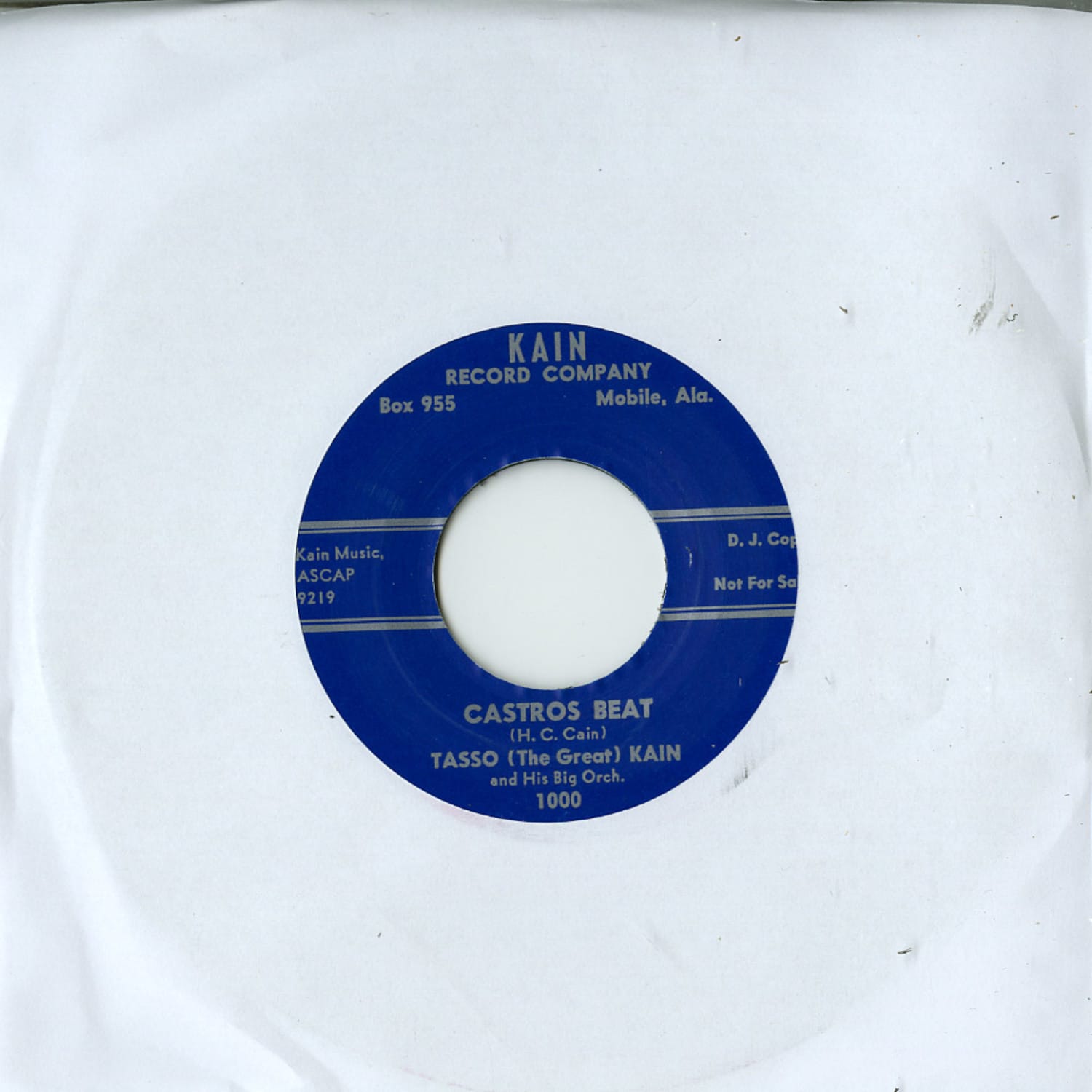 Tasso The Great Kain / Teddy Reynolds - CASTROS BEAT / LOUISE 