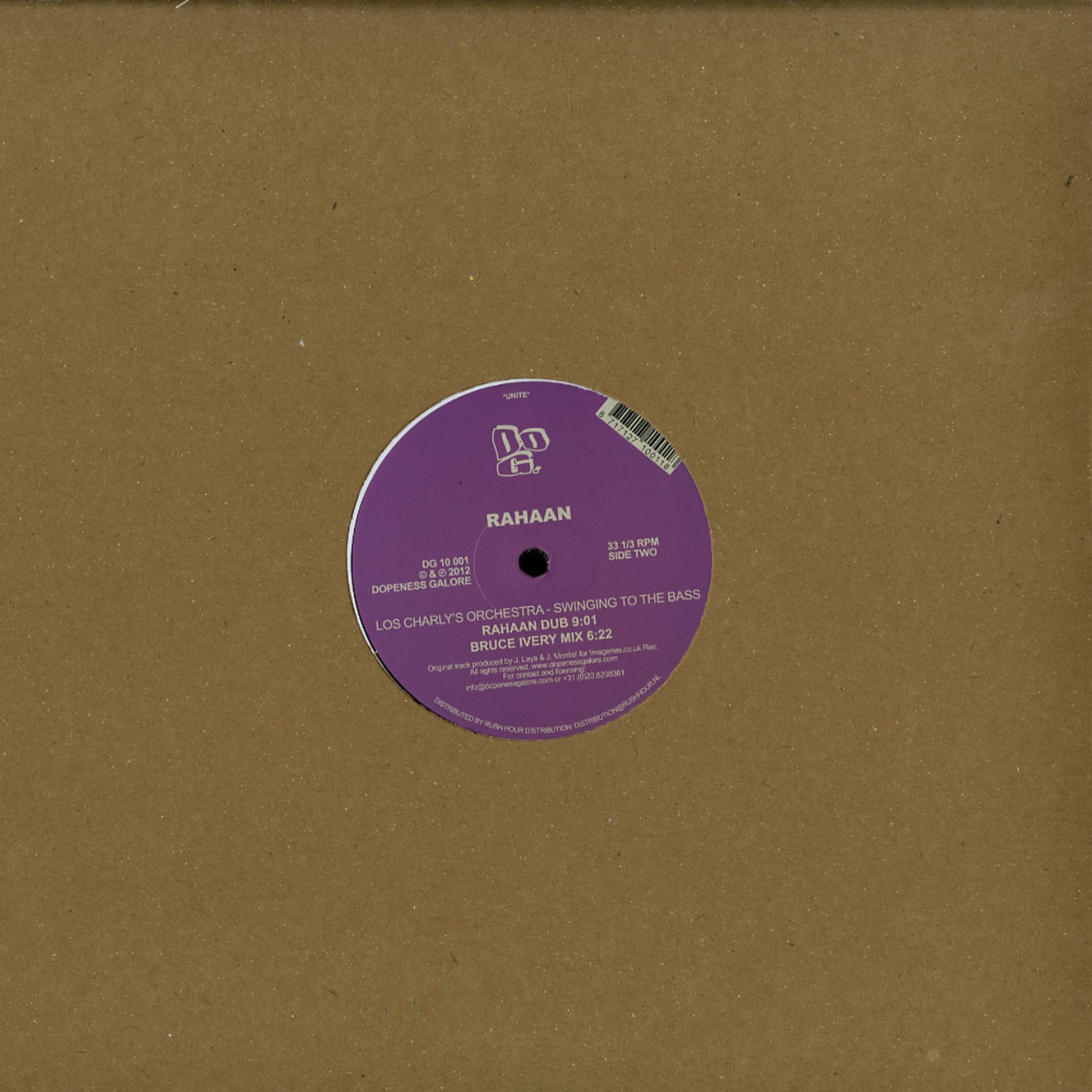 Rahaan Pres. Los Charlys Orchestra - SWINGING TO THE BASS