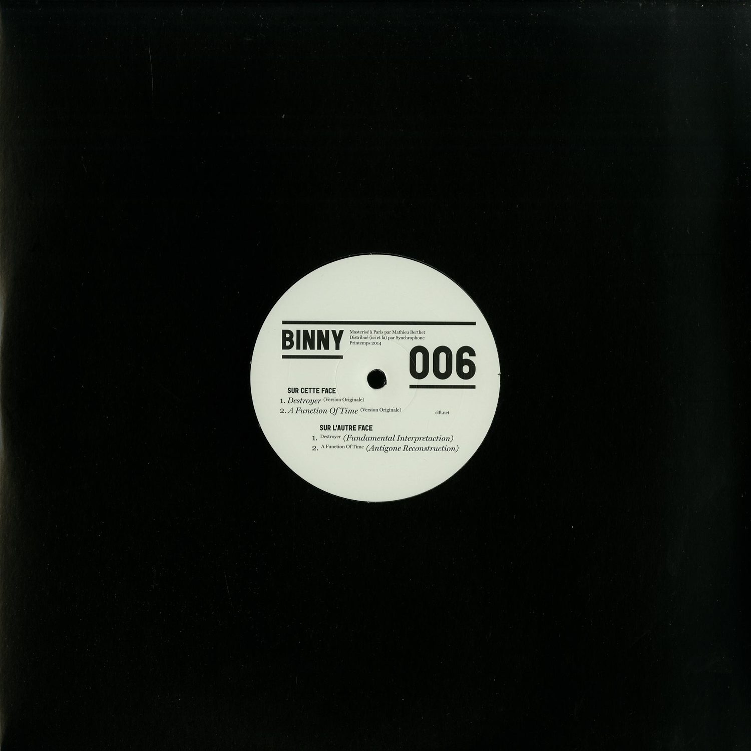 Binny - NYCTHEMERE EP