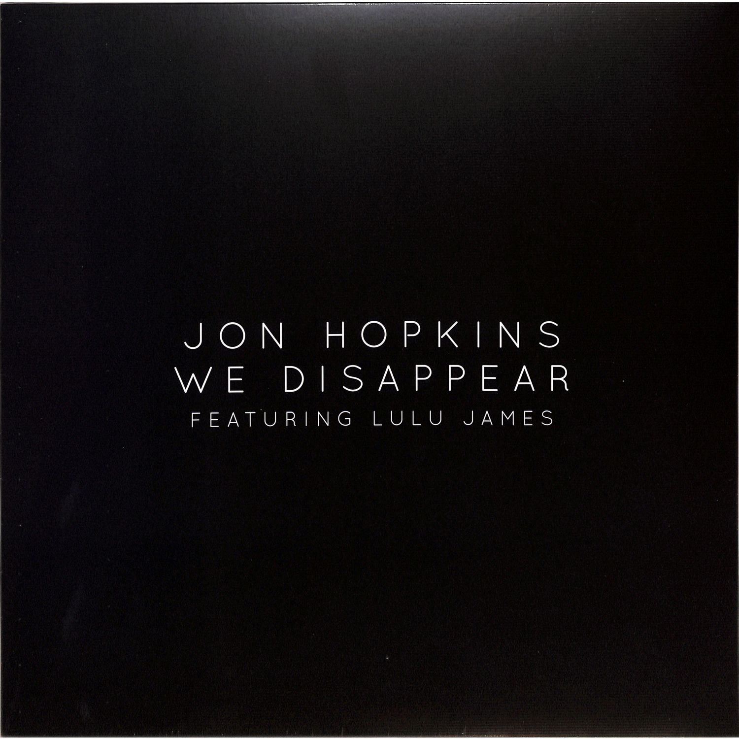 Jon Hopkins - WE DISAPPEAR 