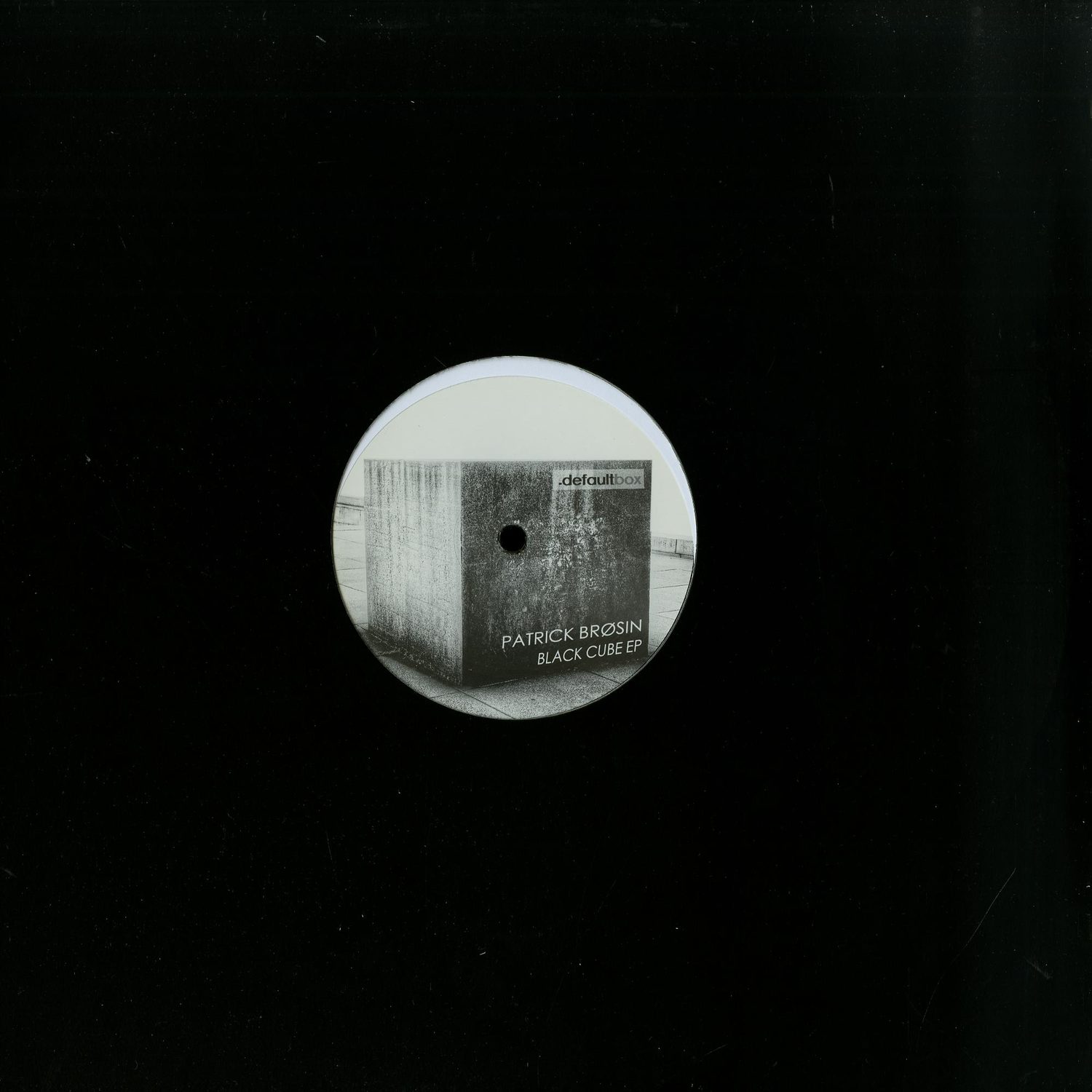 Patrick Brosin - BLACK CUBE EP 