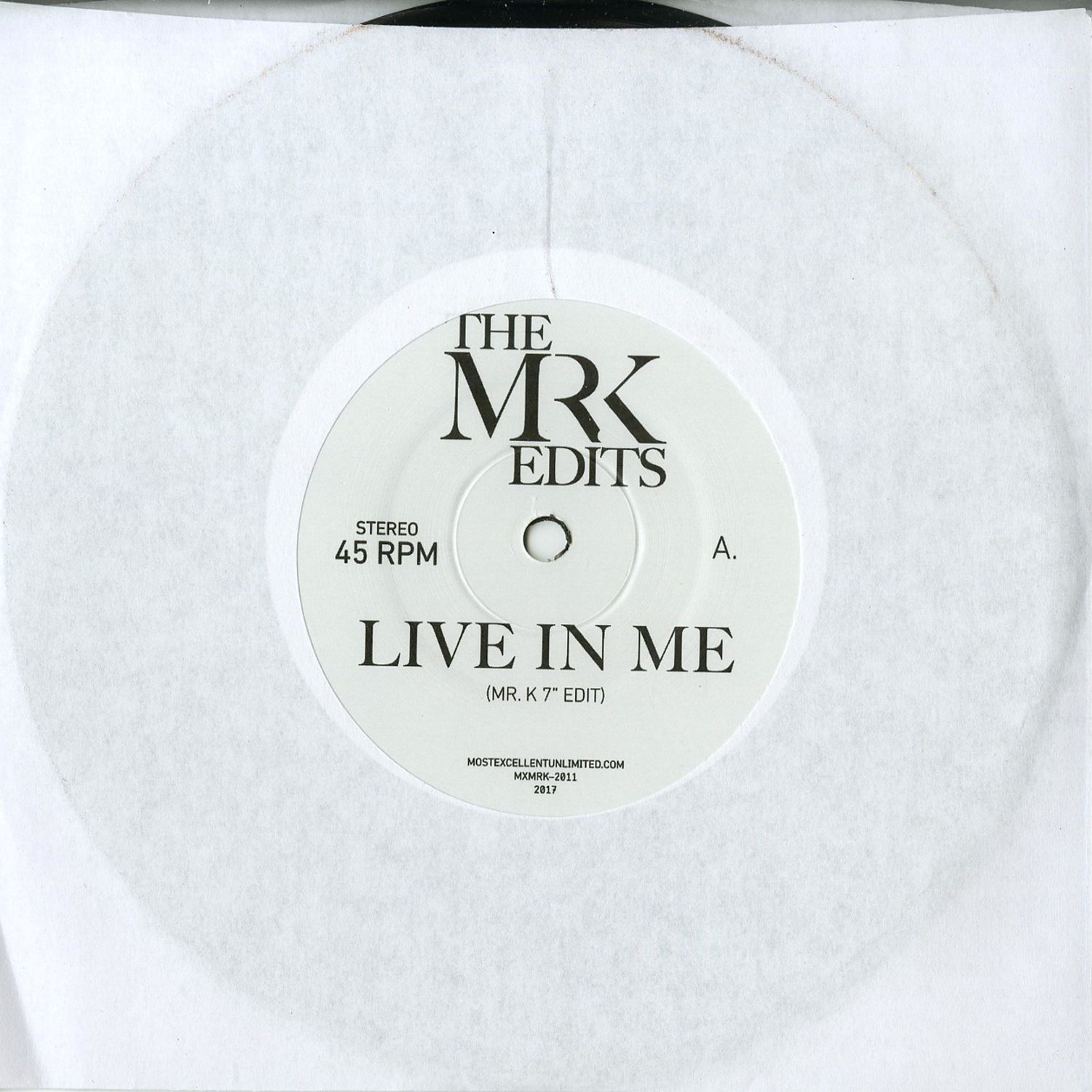 Mr. K - LIVE IN ME / WARM WEATHER 
