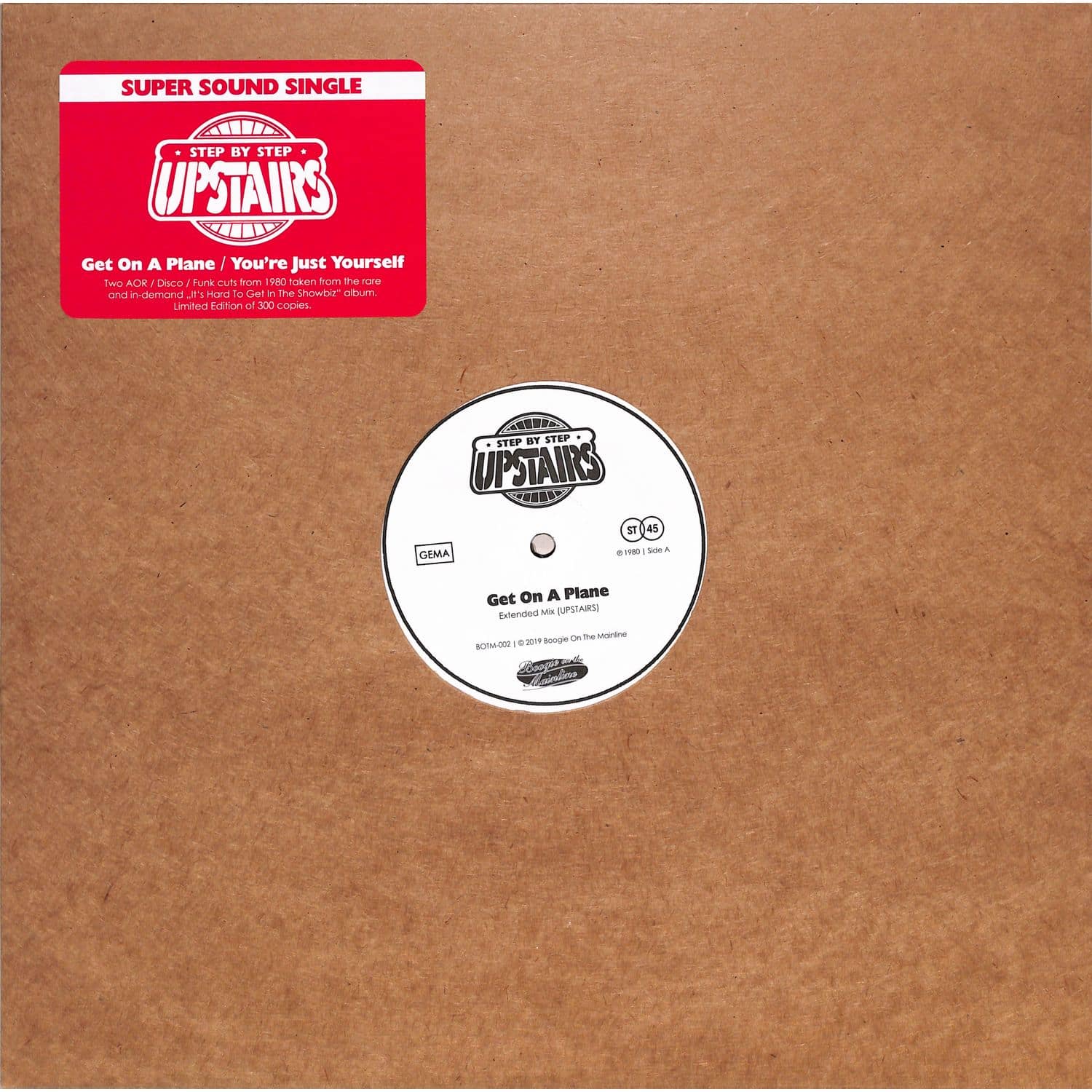 Upstairs - GET ON A PLANE / YOURE JUST YOURSELF