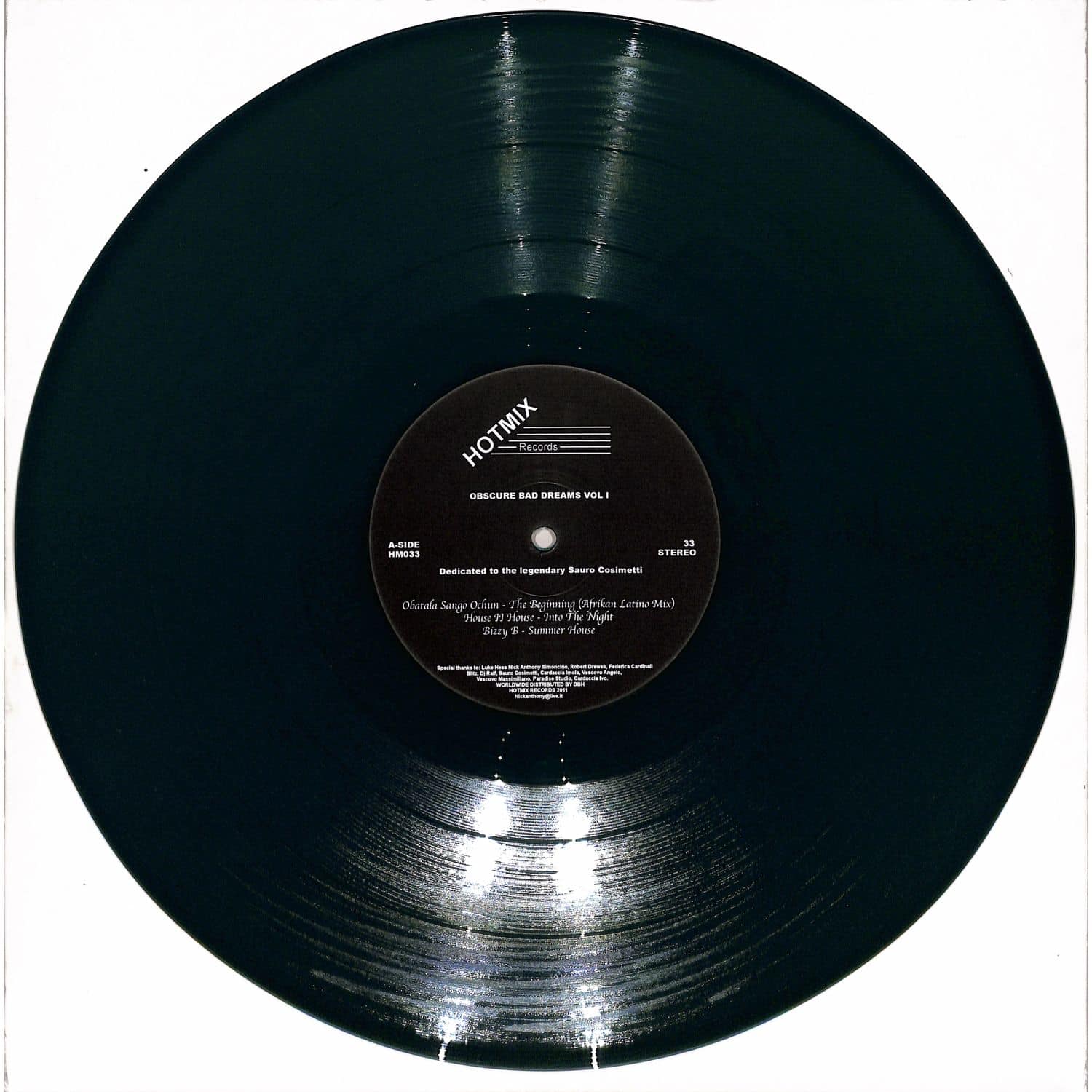 Various Artists - OBSCURE BAD DREAMS VOL. 1 - DEDICATED TO THE LEGENDARY SAURO COSIMETTI