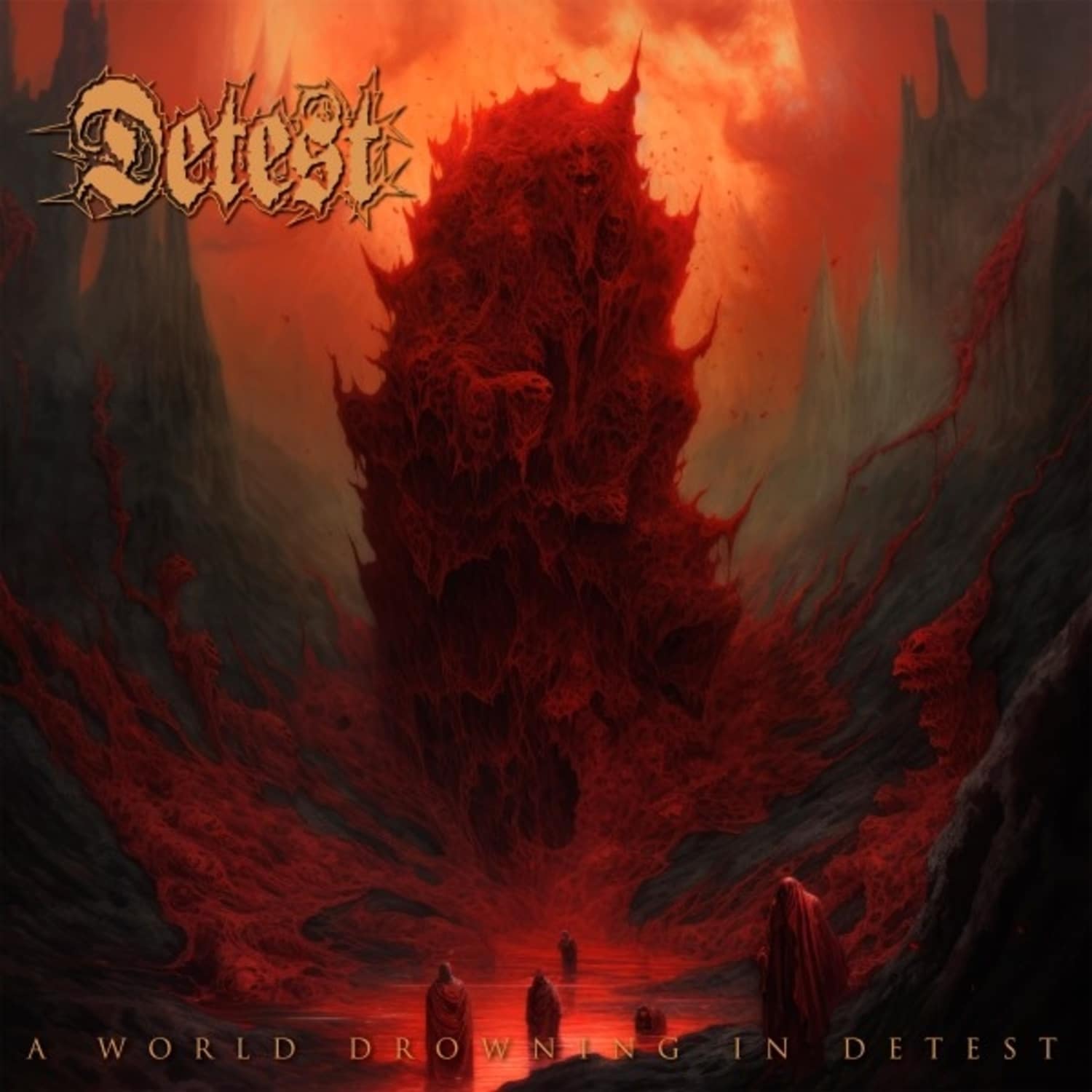 Detest - A WORLD DROWNING IN DETEST 