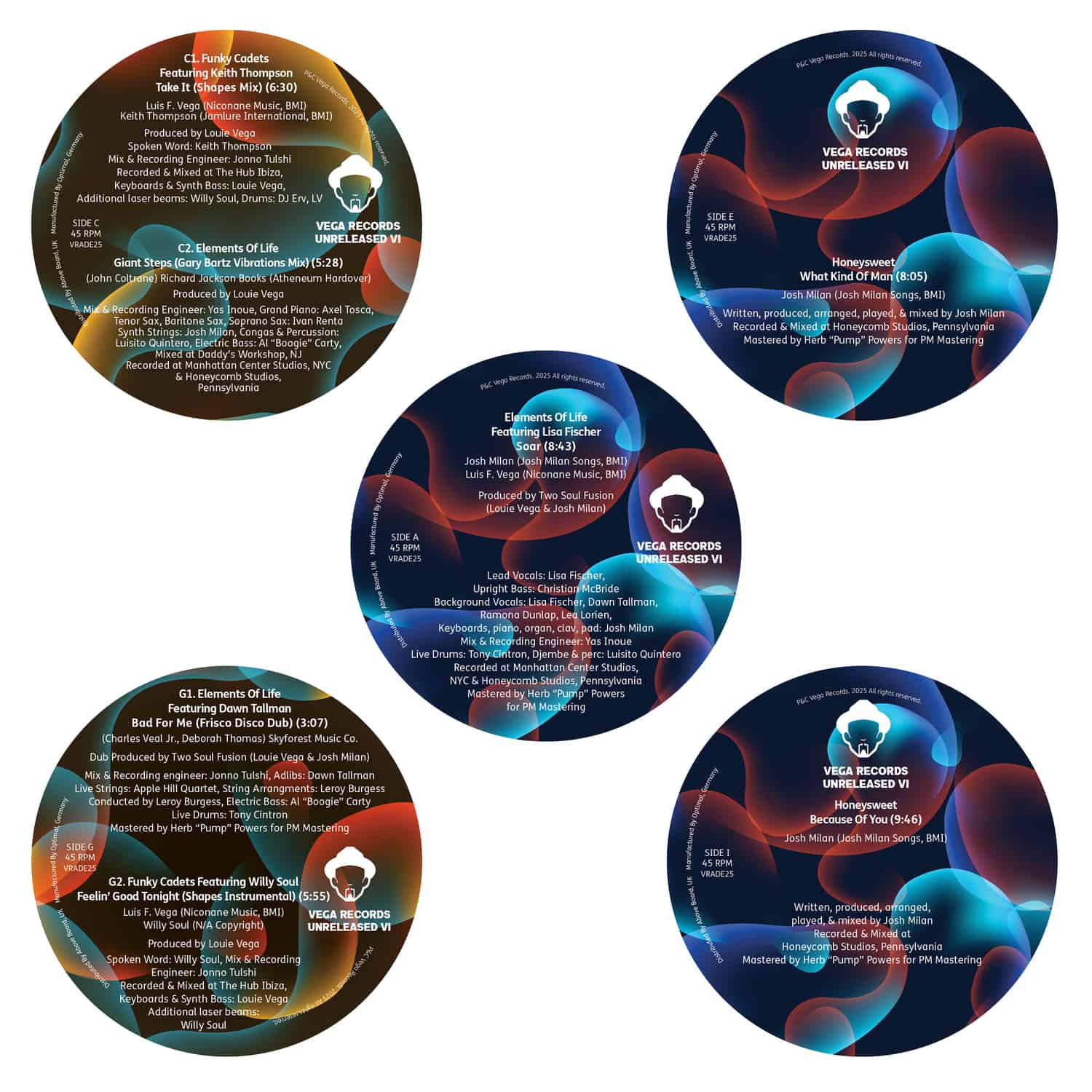 Louie Vega, Various Artists - VEGA RECORDS 5 PACK UNRELEASED VI