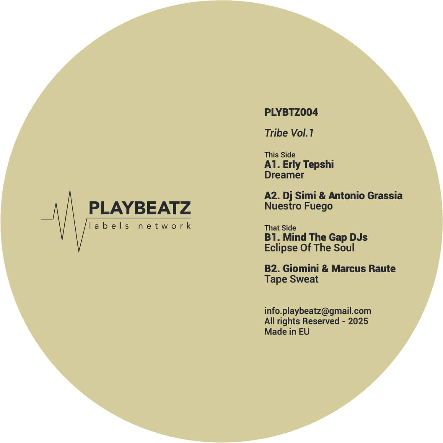 AAVV: Erly Tepshi, Dj Simi, Antonio Grassia, Mind the Gap DJs, Giomini, Marcus Raute - TRIBE VOL. 1