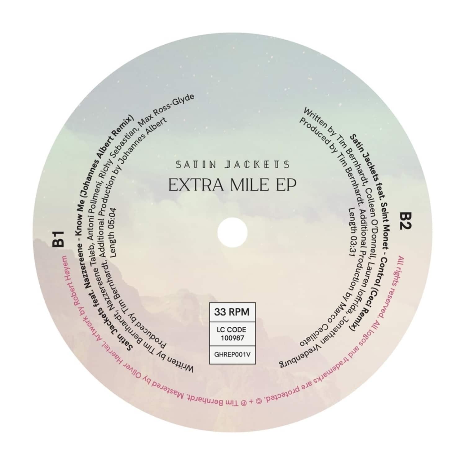 Satin Jackets - EXTRA MILE EP