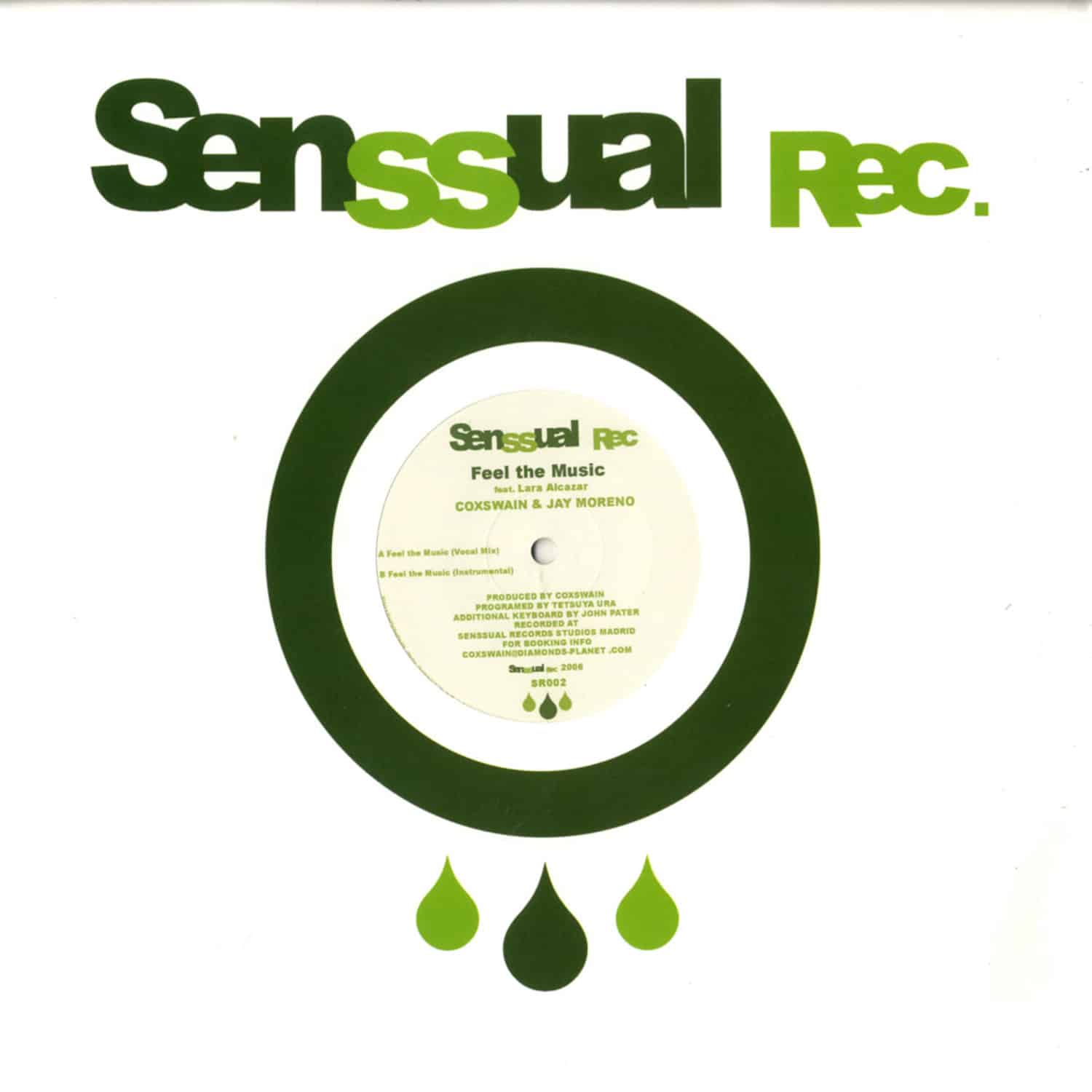 Coxswain & Jay Moreno - feat. Lara Alcazar - FEEL THE MUSIC