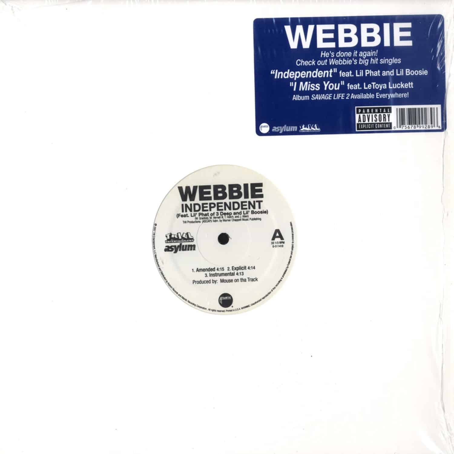Webbie - INDEPENDENT / I MISS YOU
