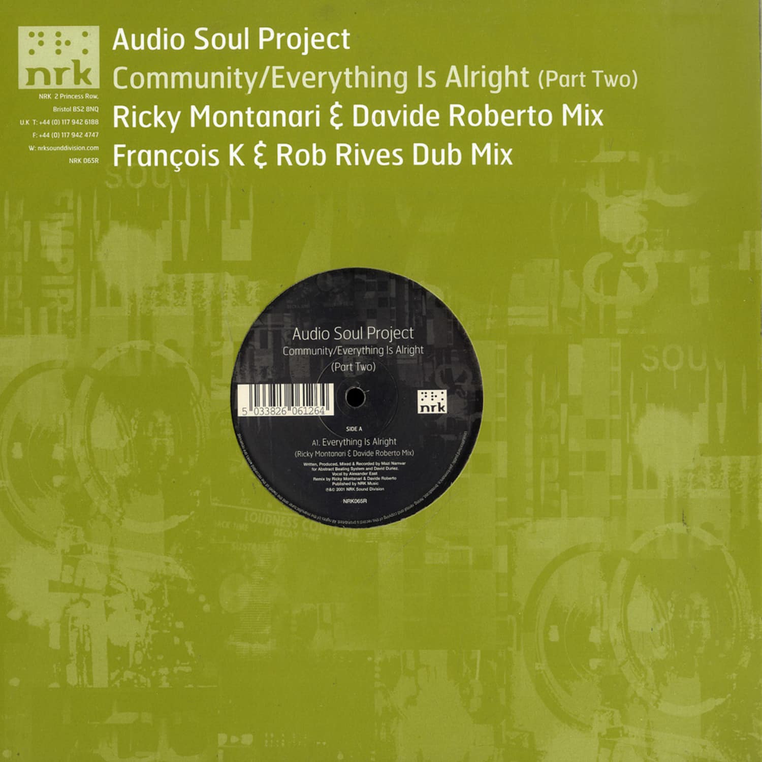 Audio Soul Project - COMMUNITY / EVERYTHING IS ALRIGHT 