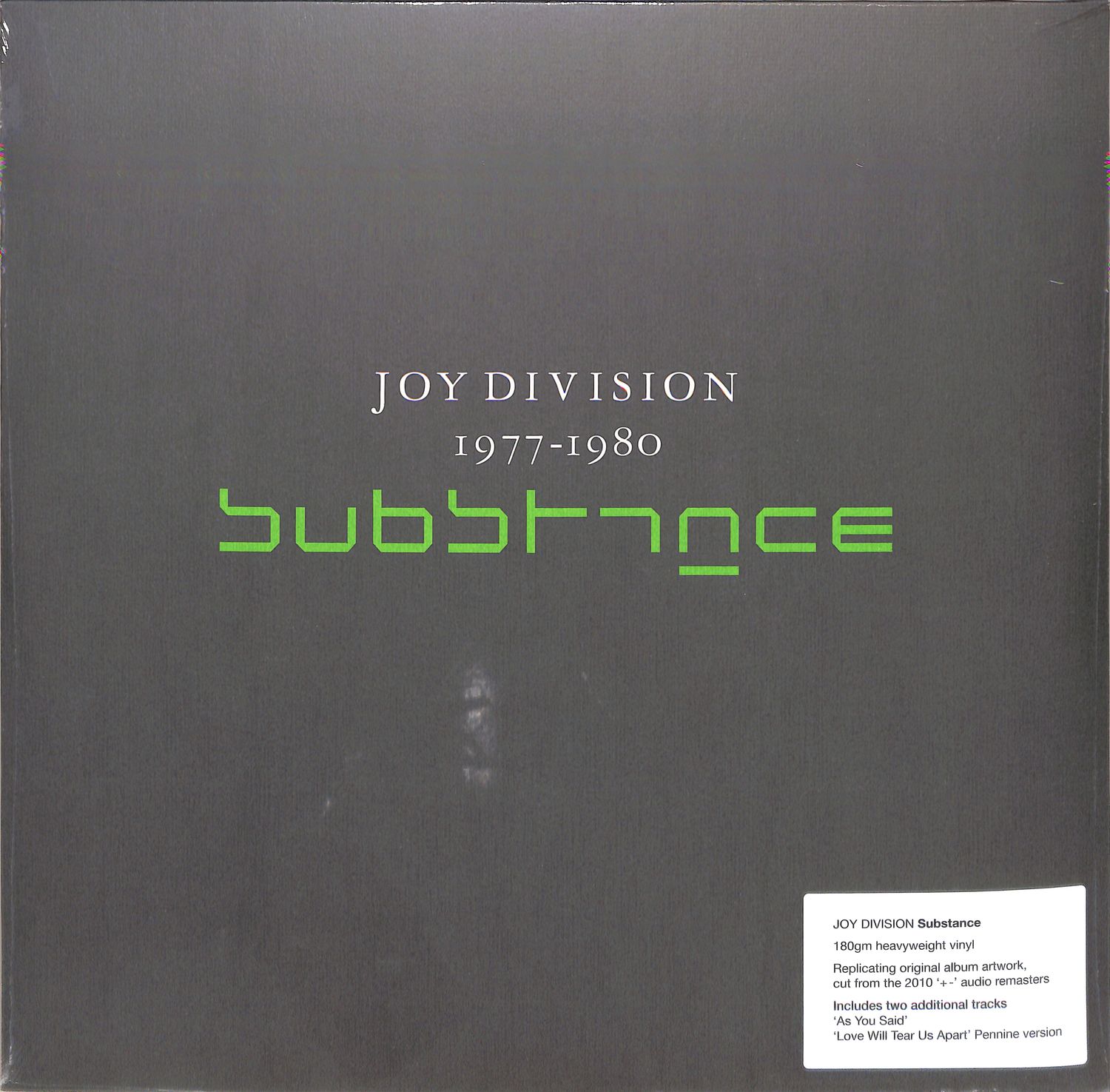 Joy Division - SUBSTANCE 1977-1980 