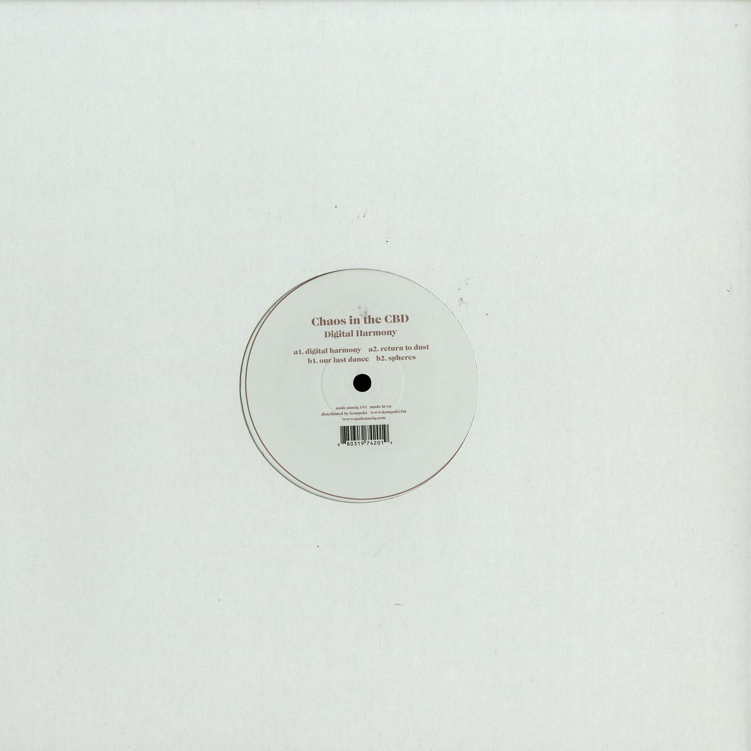 Chaos In The CBD - DIGITAL HARMONY