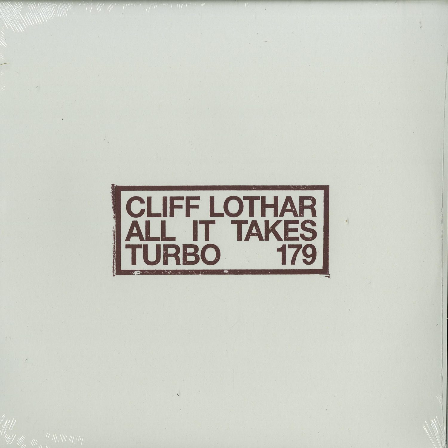 Cliff Lothar - ALL IT TAKES
