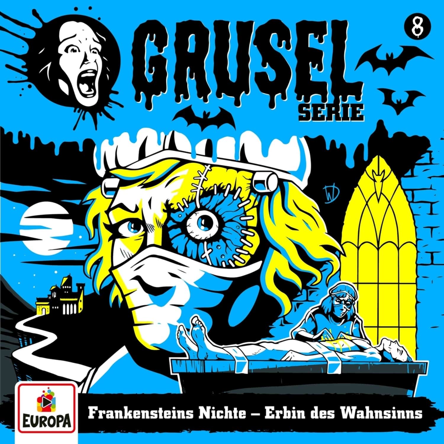 Gruselserie - 008 / FRANKENSTEINS NICHTE-ERBIN DES WAHNSINNS 