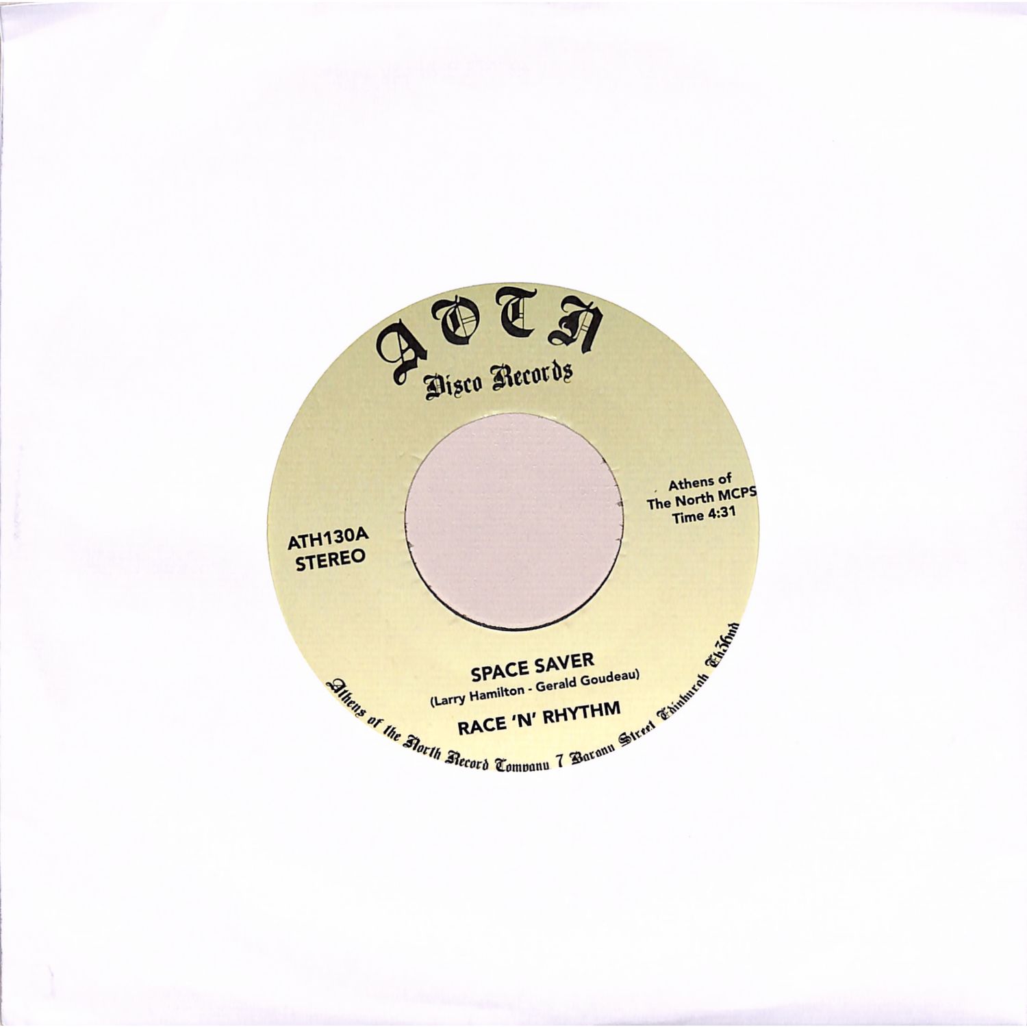 Race N Rhythm - SPACE SAVER / CANDYBAR SUPERSTAR 