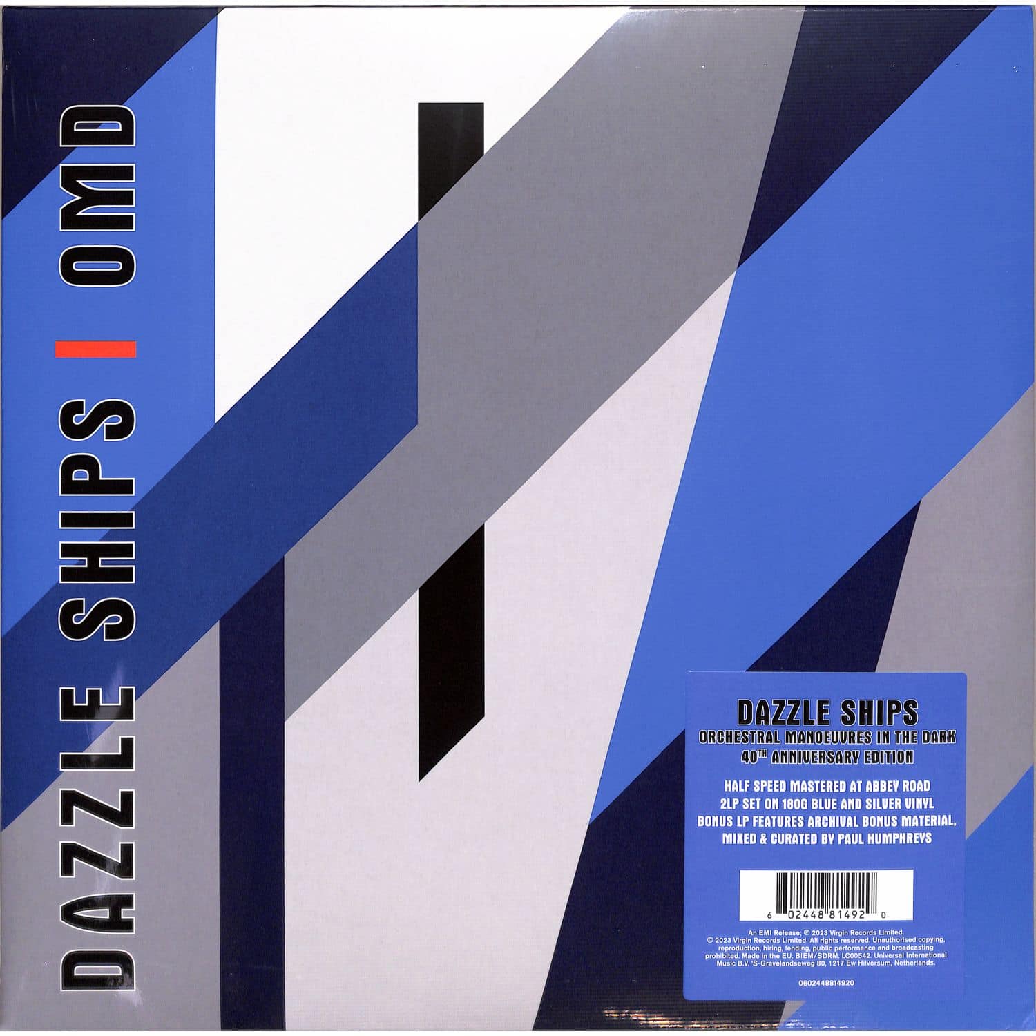 OMD - Orchestral Manoeuvres In The Dark - DAZZLE SHIPS 40TH ANNIVERSARY 
