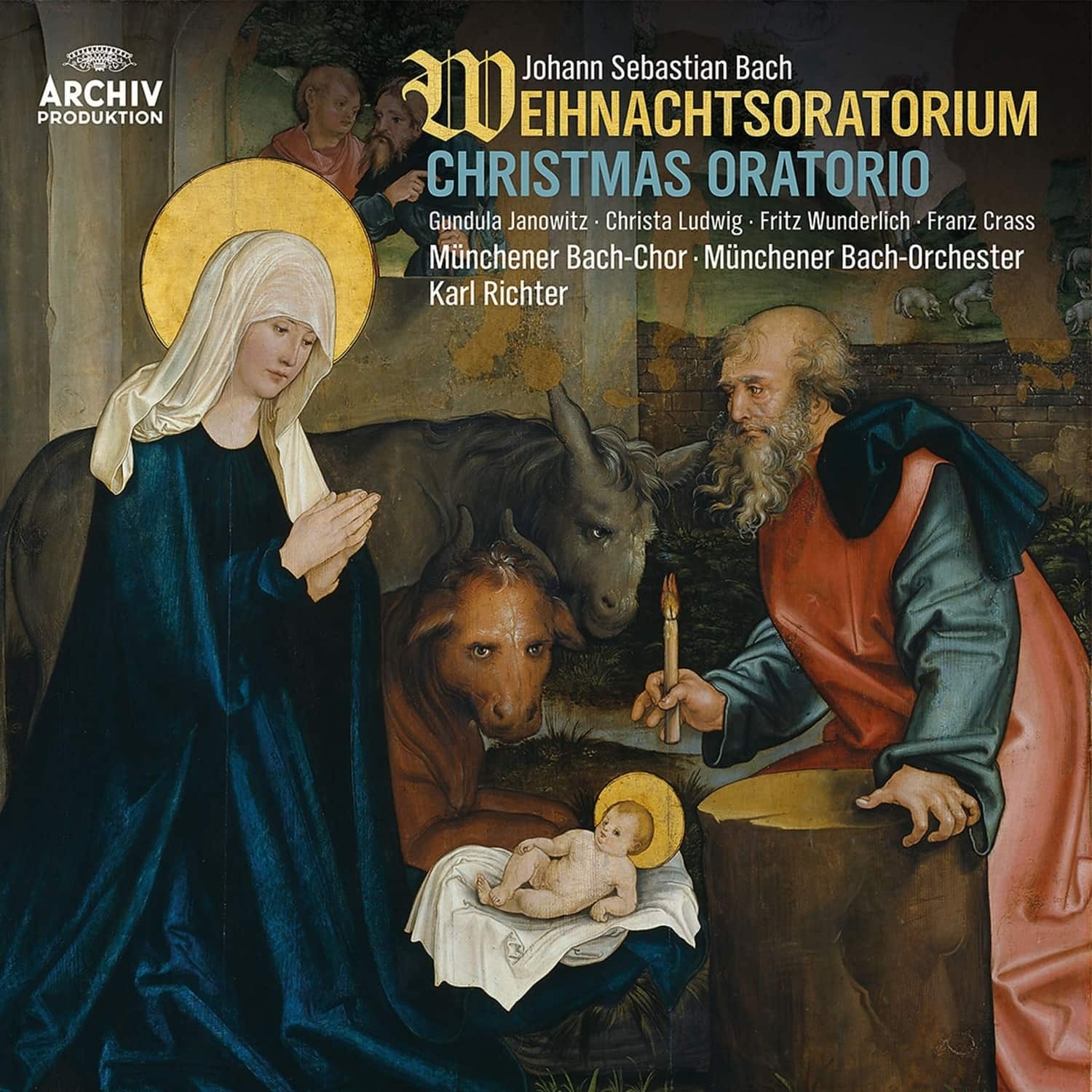 K./MBO Wunderlich/Janowitz/Ludwig/Crass/Richter / Johann Sebastian Bach - JOHANN SEBASTIAN BACH: WEIHNACHTSORATORIUM 