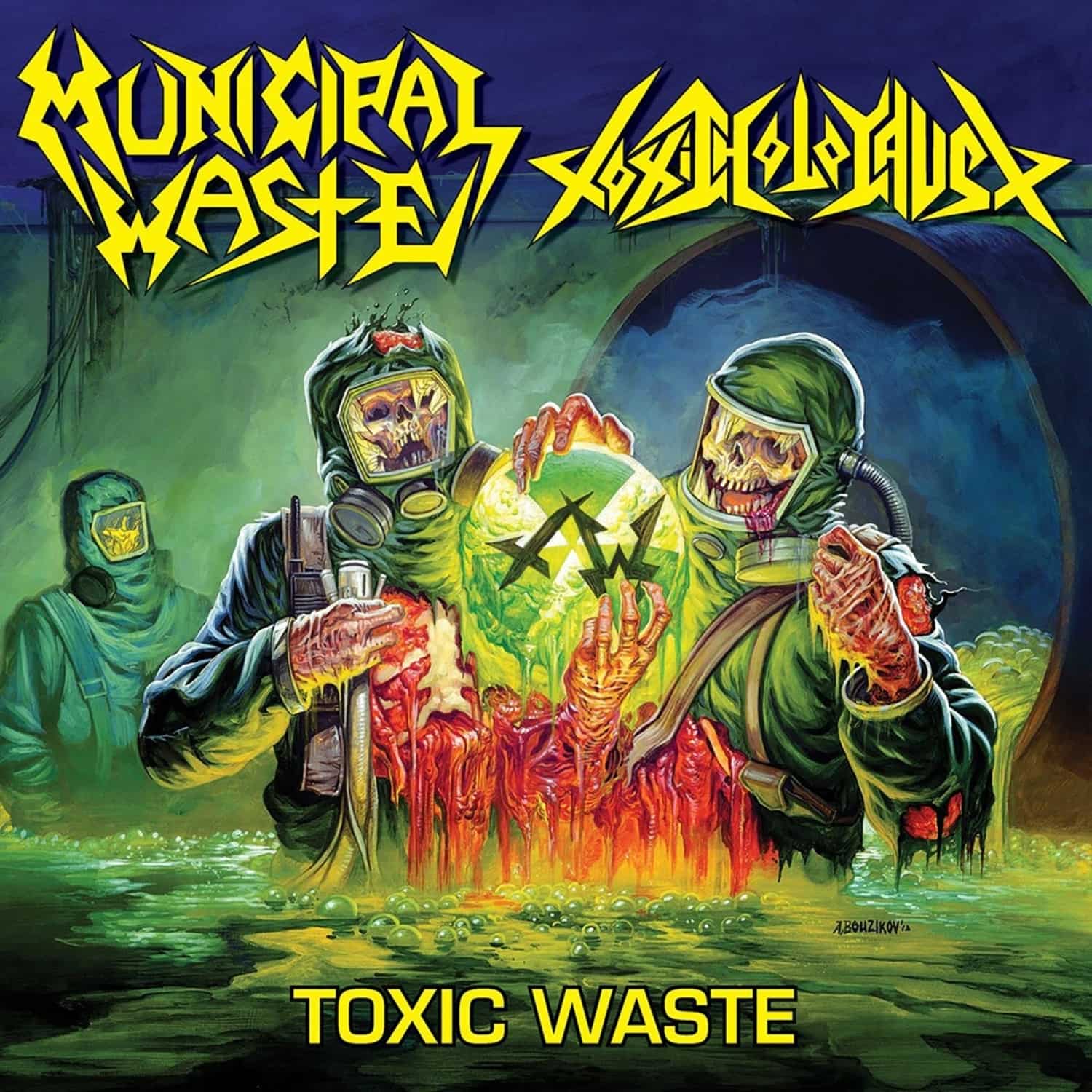Municipal Waste / Toxic Holocaust - TOXIC WASTE EP 