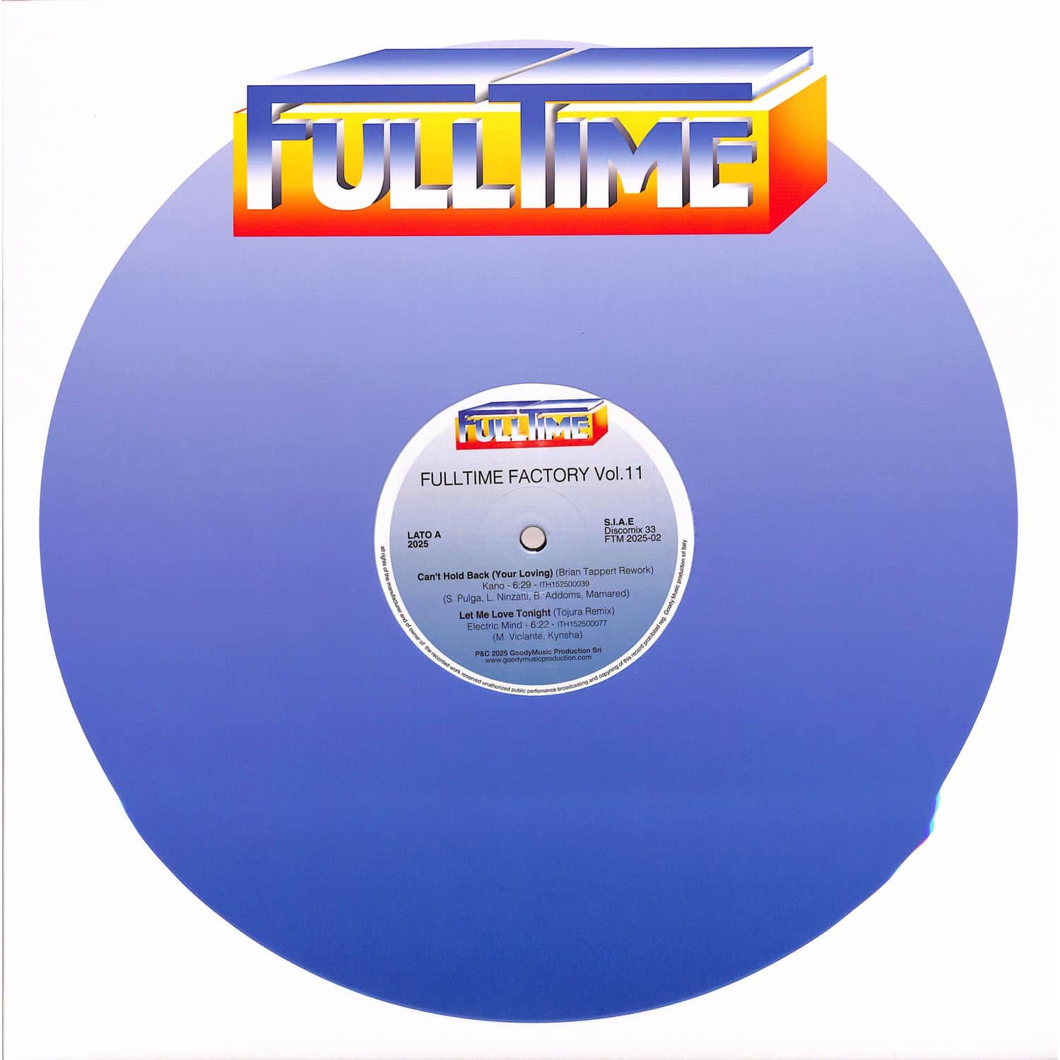 Various Artists - FULLTIME FACTORY VOL. 11 EP