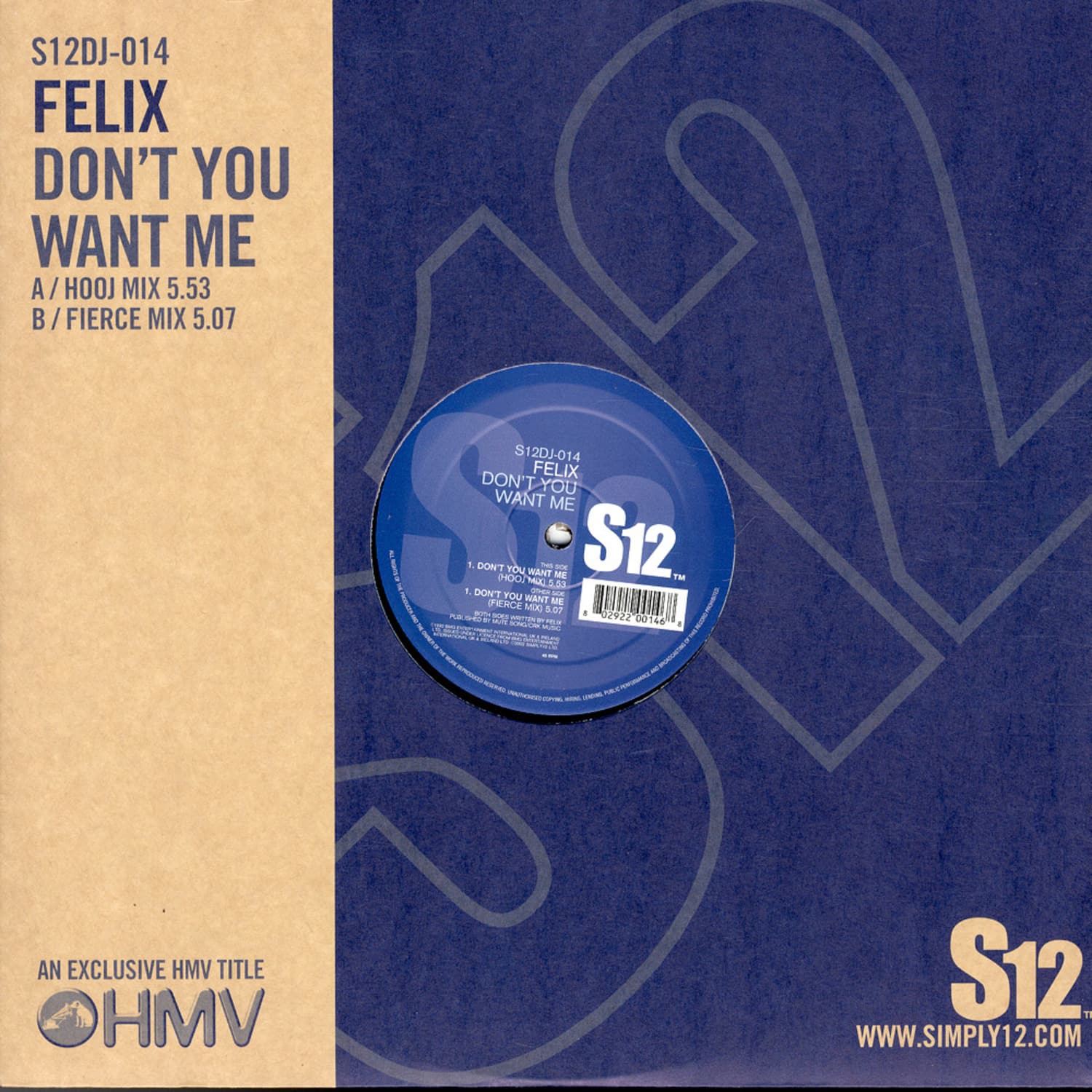 Felix - DONT YOU WANT ME 