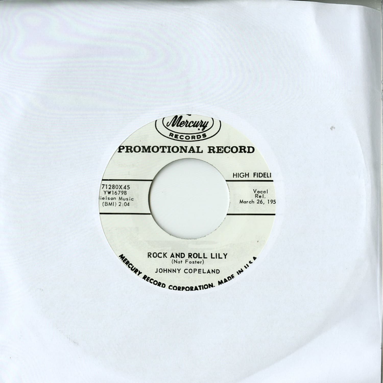 Johnny Copeland / George Young - ROCK AND ROLL LILY 