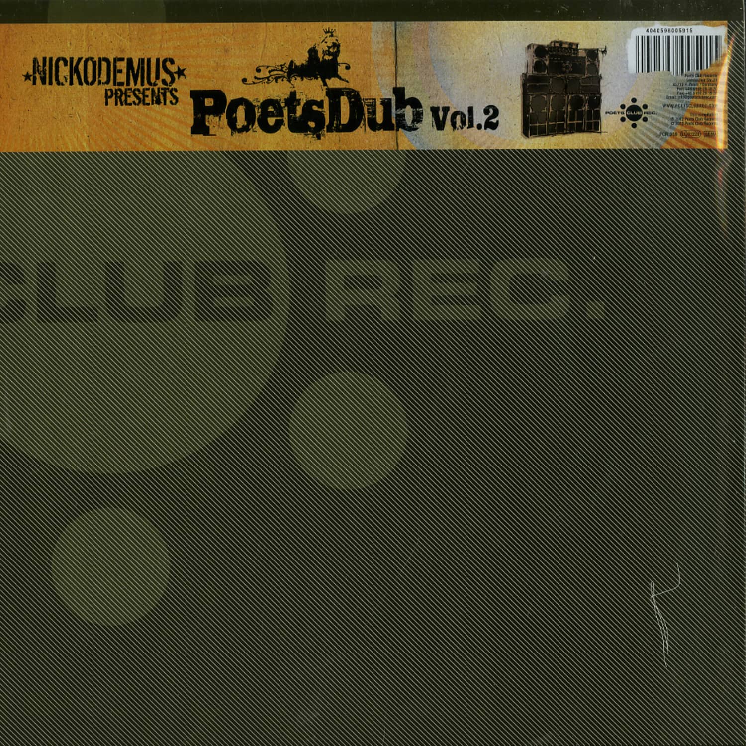 Nickodemus Presents - POETS DUB VOL. 2