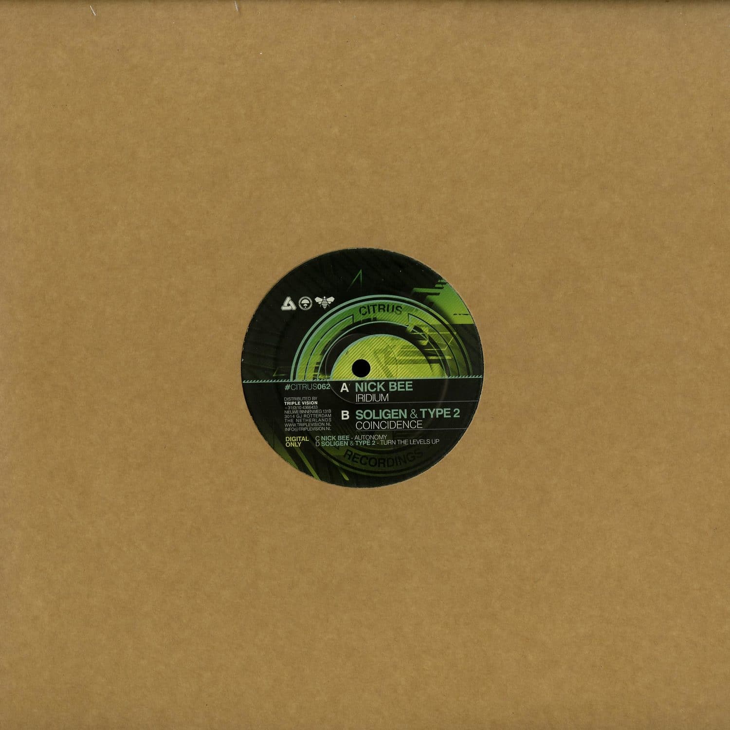 Nick Bee / Soligen & Type 2 - IRIDIUM EP