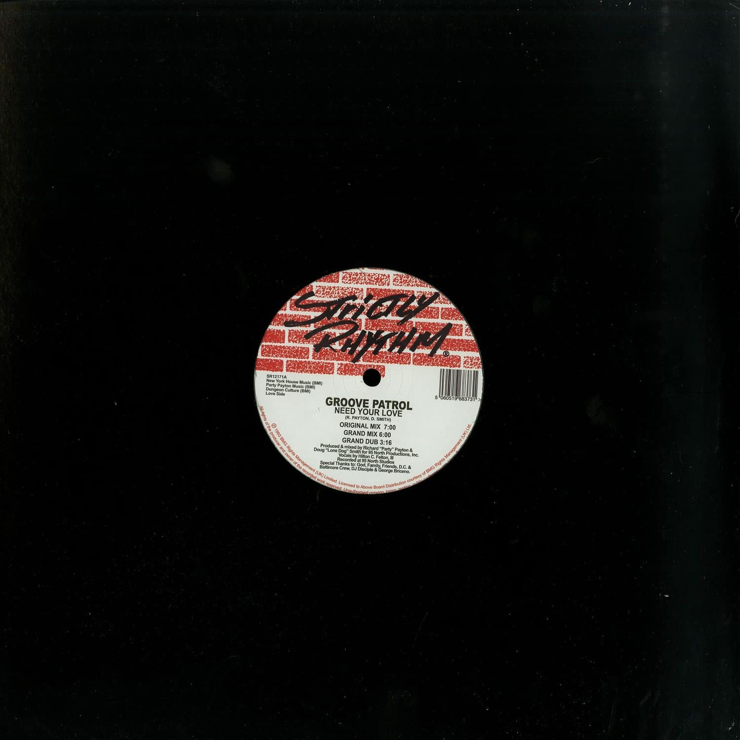 Groove Patrol  - NEED YOUR LOVE / DANCIN TO THE MUSIC