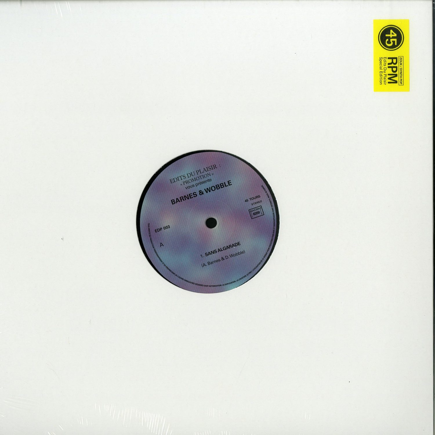 Barnes & Wobble - SANS ALGARADE
