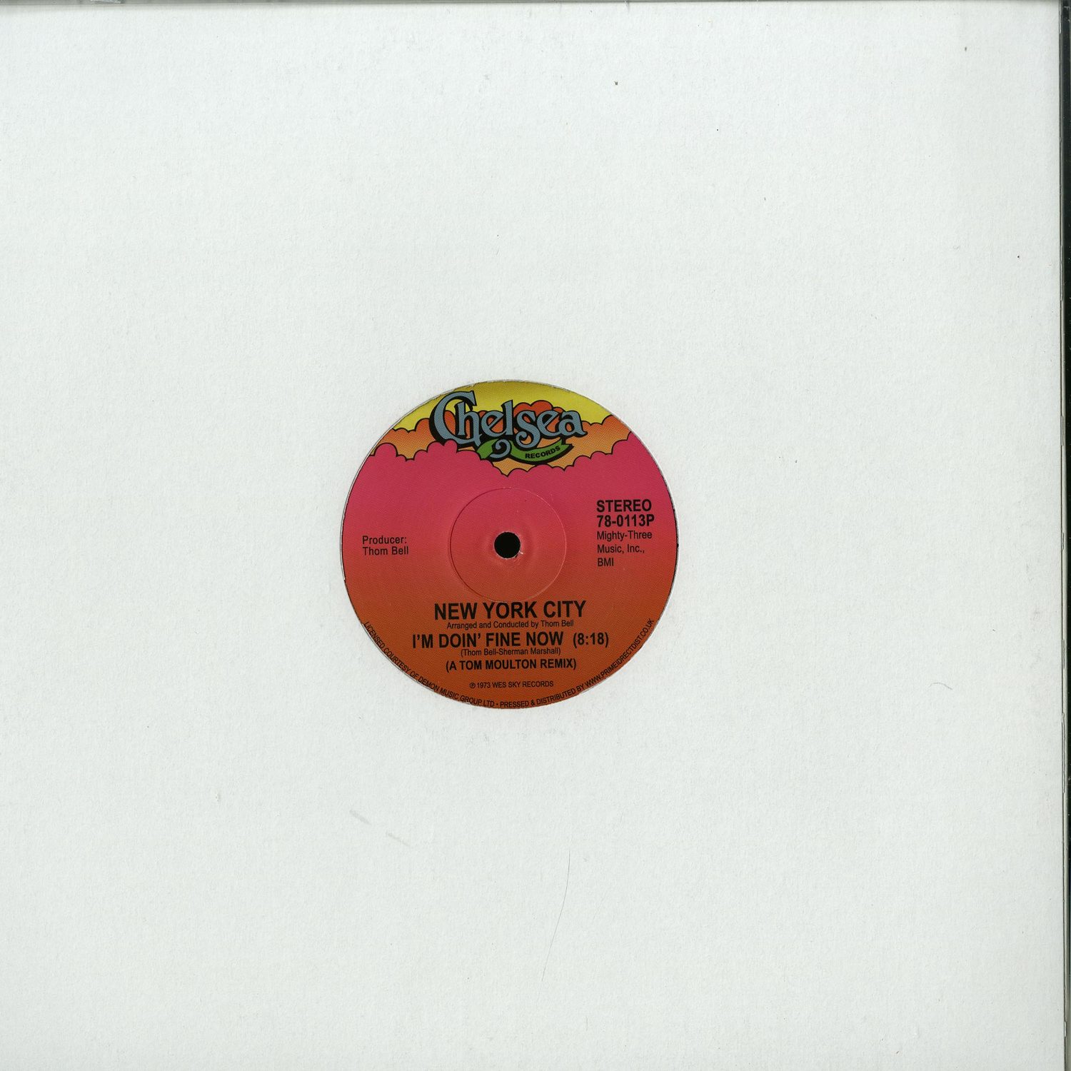 New York City - I M DOIN FINE NOW / QUICK FAST IN A HURRY
