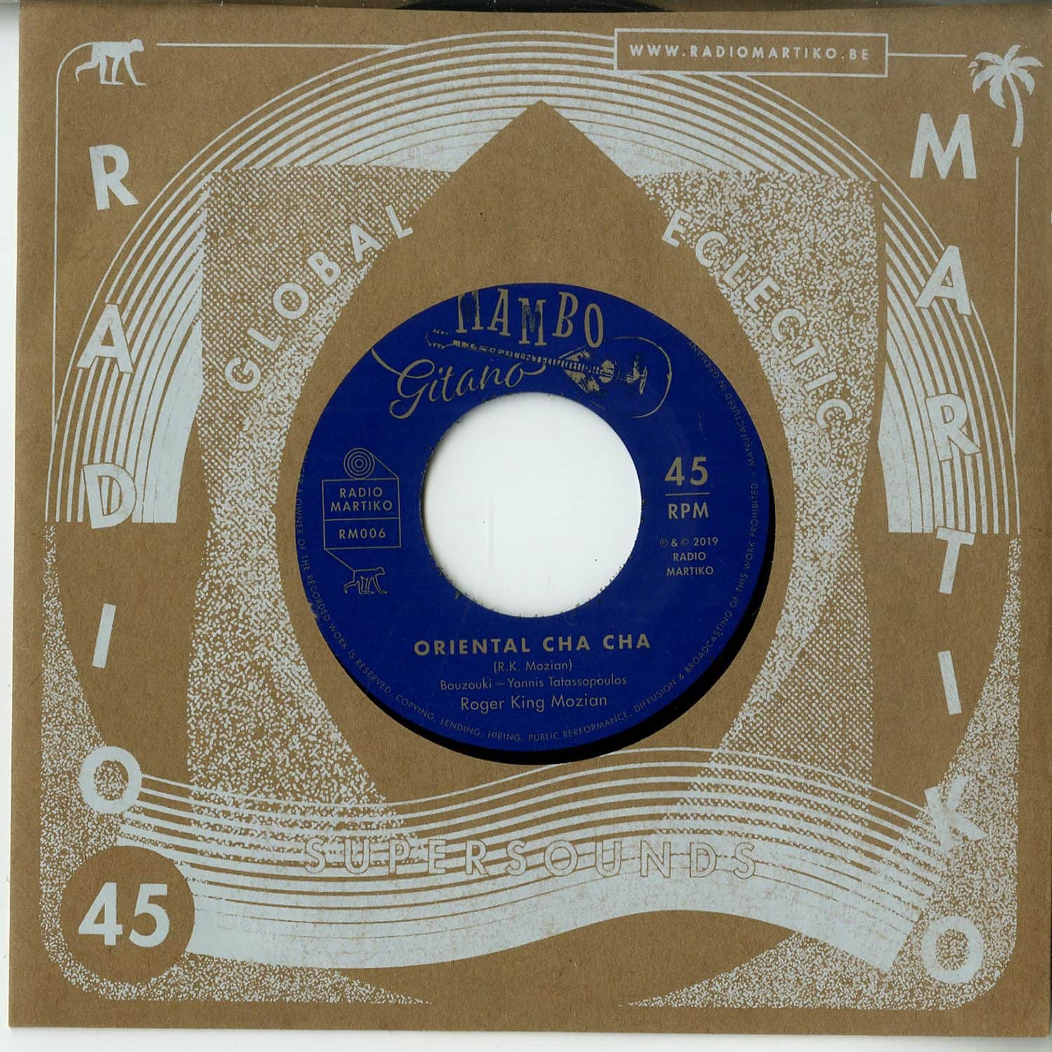 Roger King Mozian - ORIENTAL CHA CHA / SIROCCO 