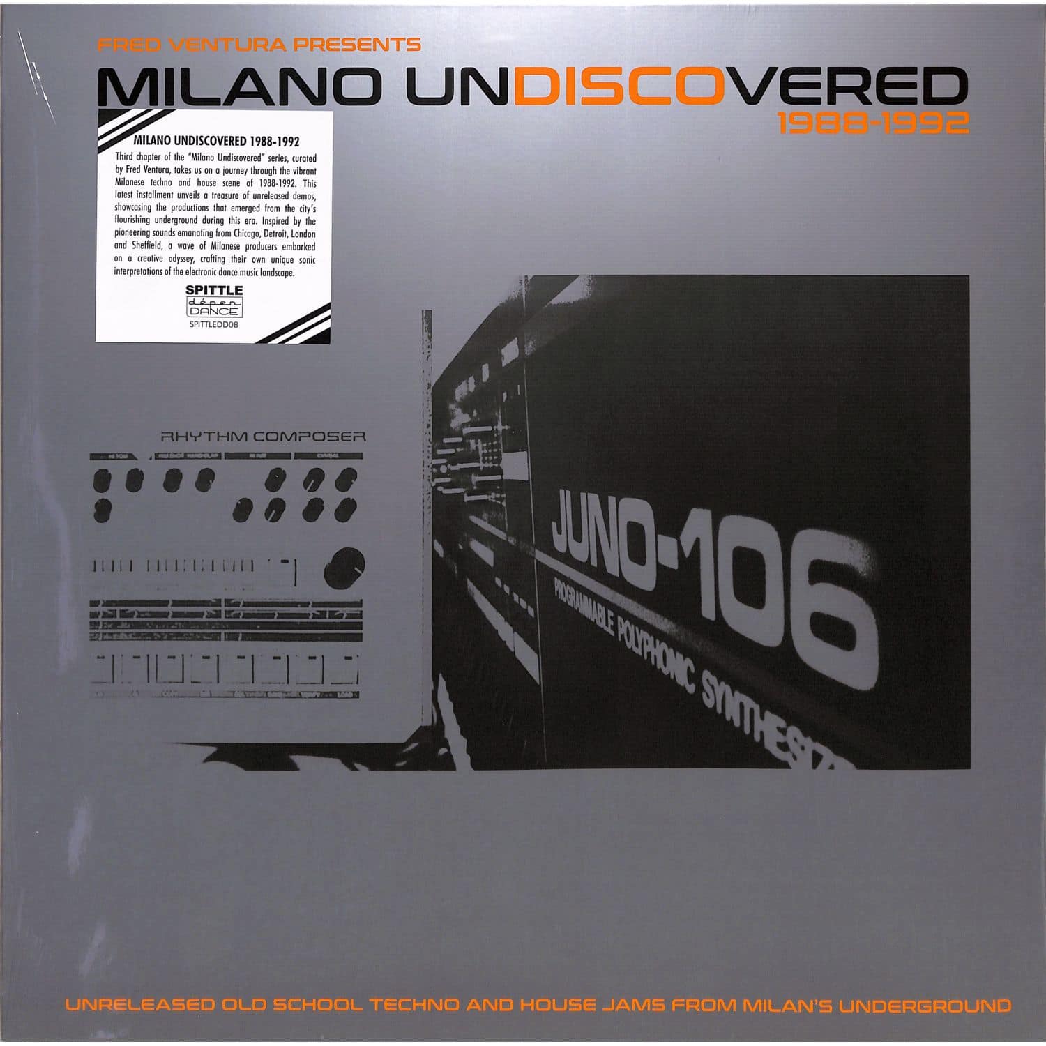 Various Artists - FRED VENTURA PRESENTS MILANO UNDISCOVERED 1988-1992 - UNRELEASED LP