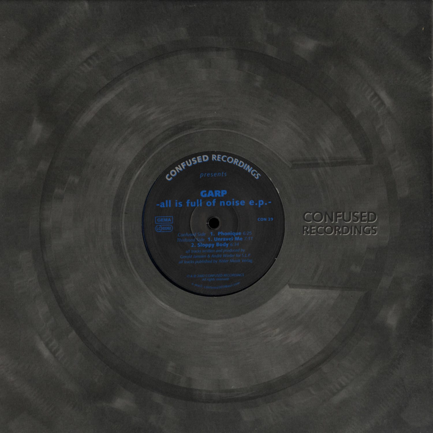 Garp - ALL IS FULL OF NOISE EP