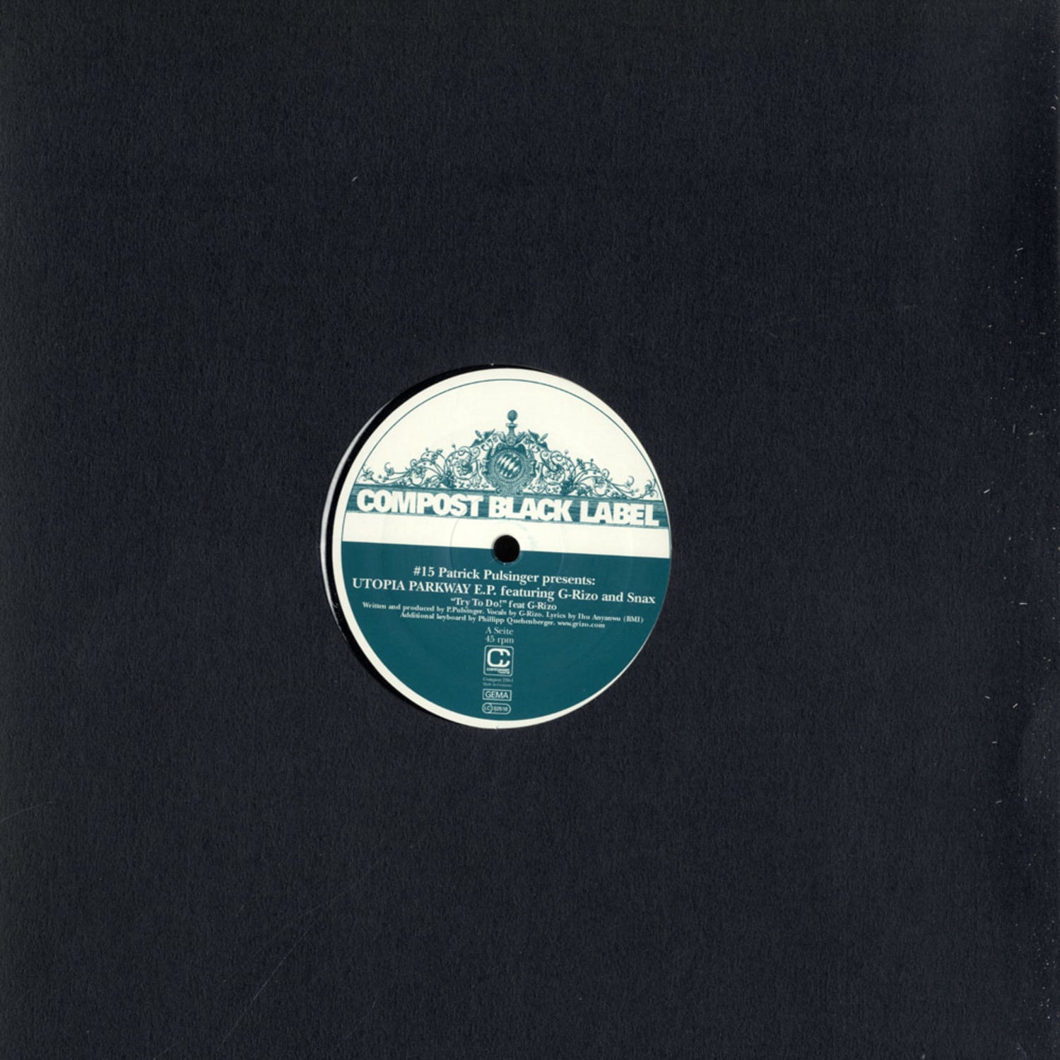 Patrick Pulsinger - UTOPIA PARKWAY EP