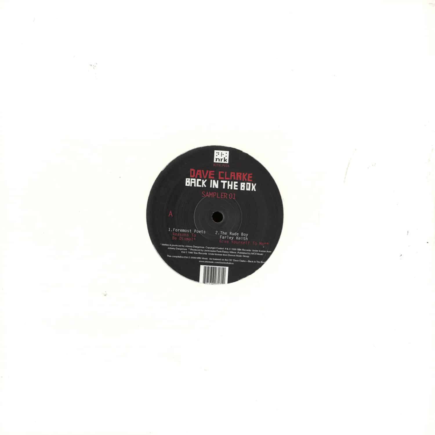 Various Artists - DAVE CLARKE - BACK IN THE BOX PT.1