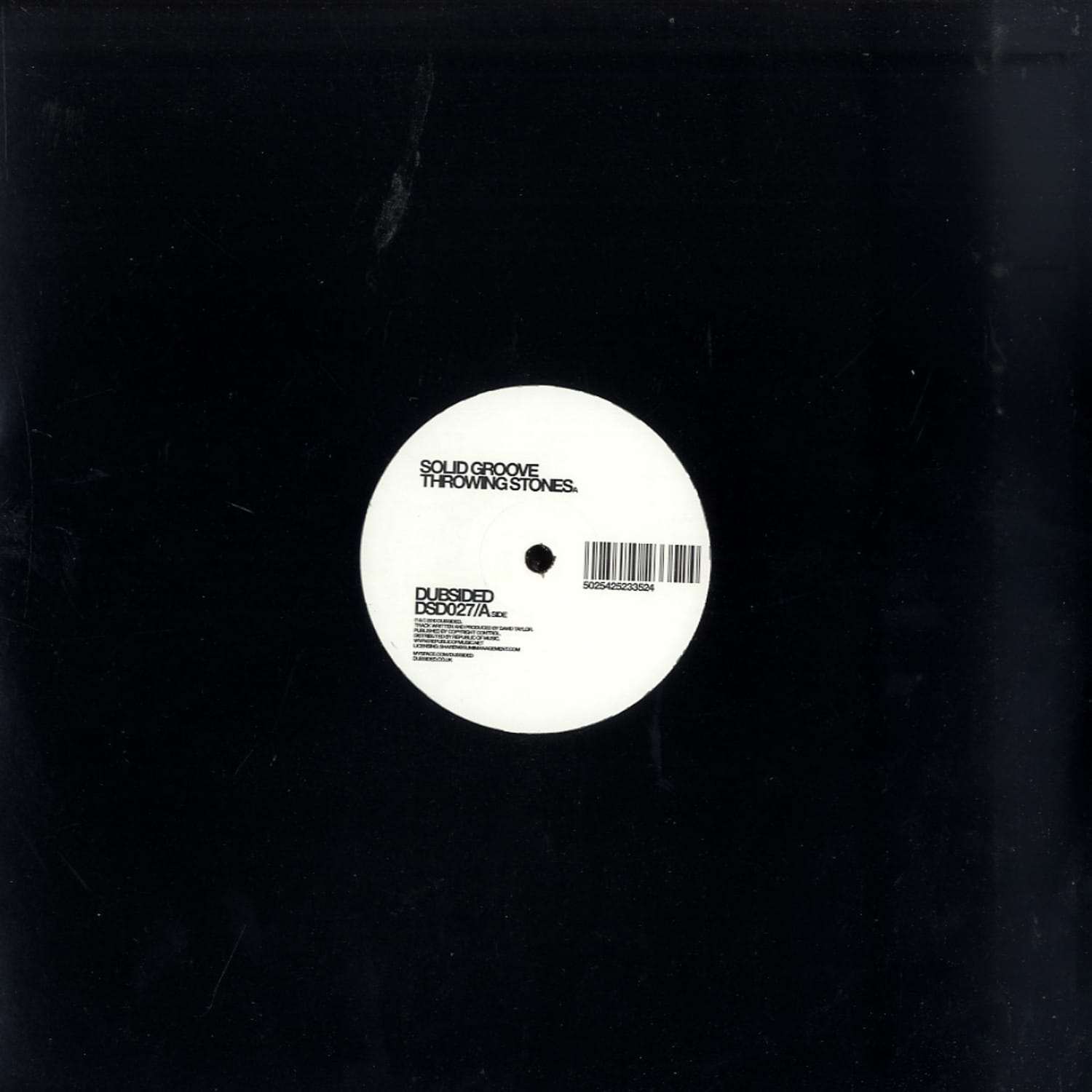 Solid Groove/ Subskrpt - THROWING STONES/ WE LL BE FINE