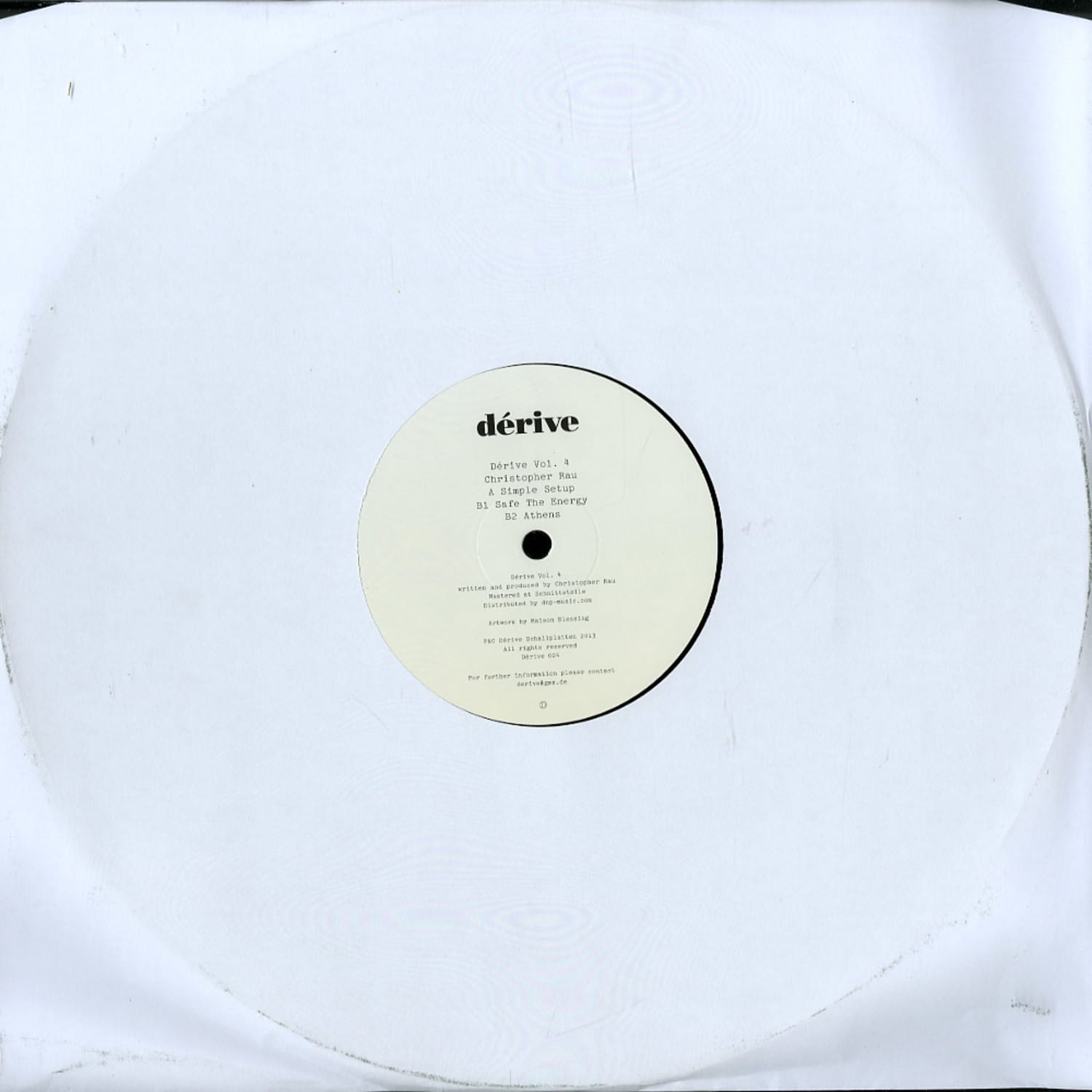 Christopher Rau - DERIVE VOL. 4