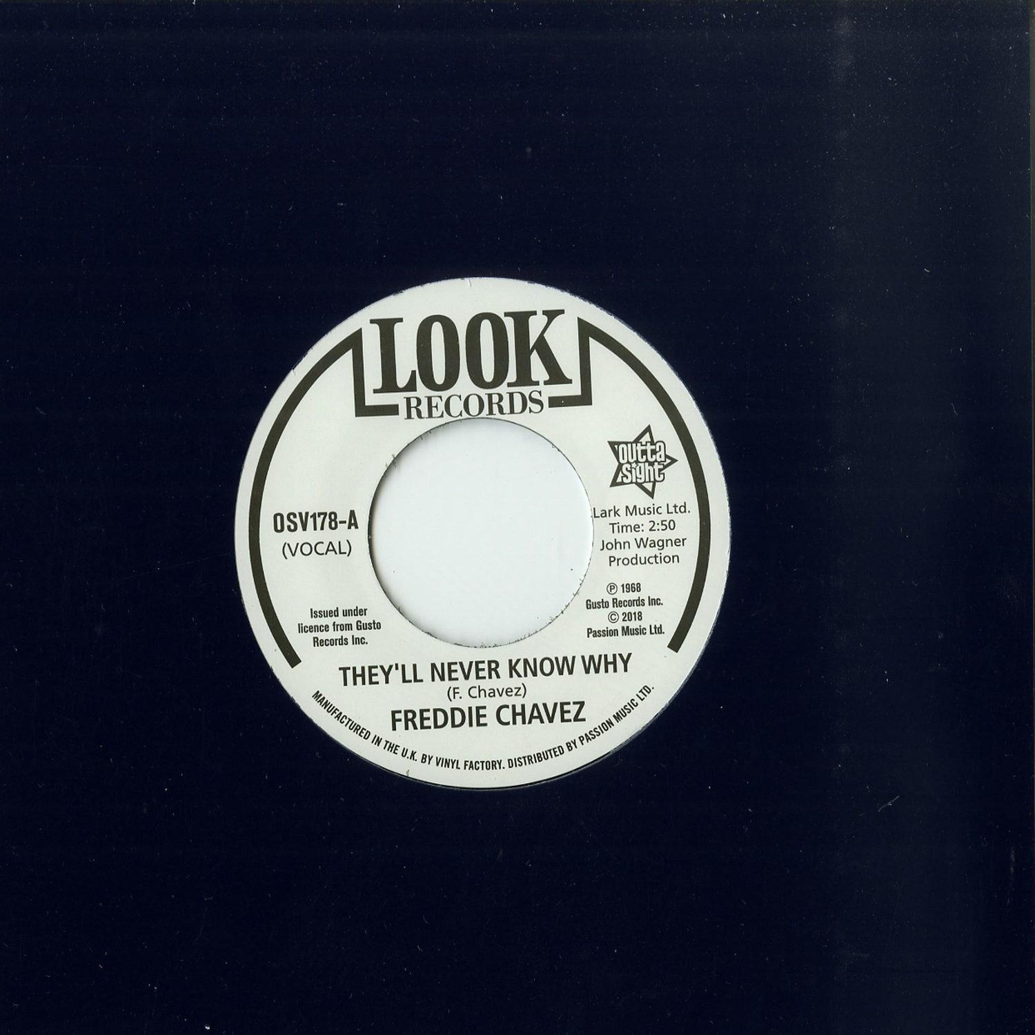 Freddie Chavez / Dave Newman - THEY LL NEVER KNOW WHY / MAKE UP YOUR MIND 