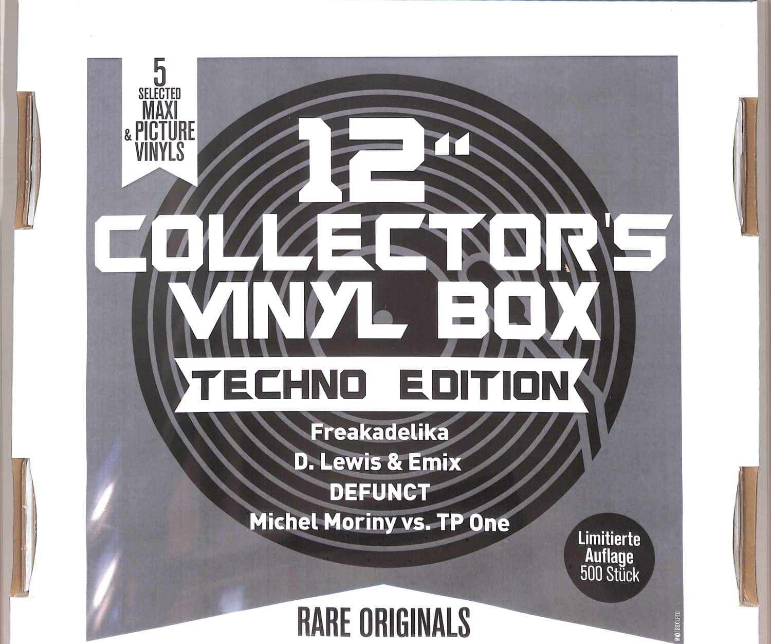 Various Artists - 12 INCH COLLECTORS VINYL BOX - TECHNO EDITION 