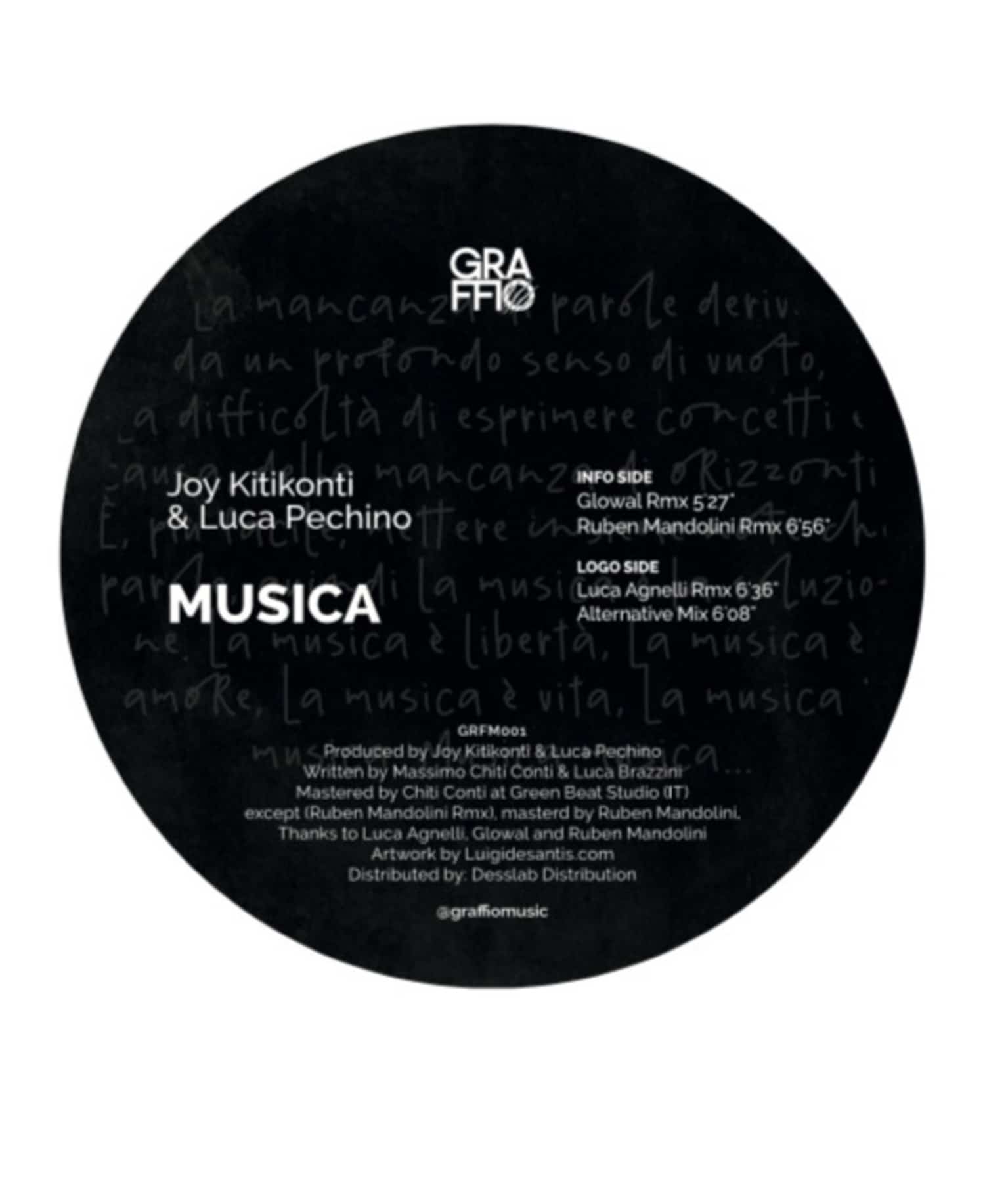 Joy Kitikonti & Luca Pechino - MUSICA