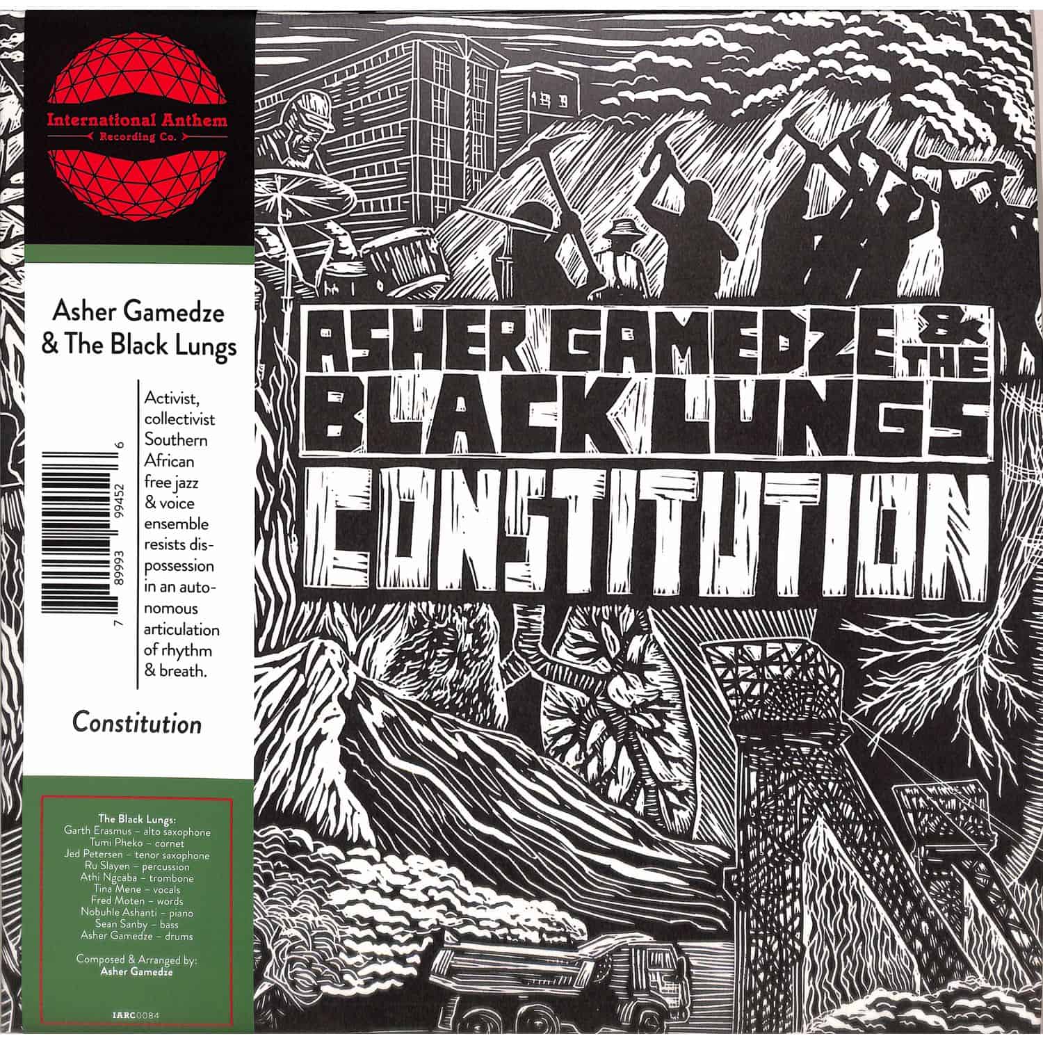 Asher Gamedze & The Black Lungs - CONSTITUTION 