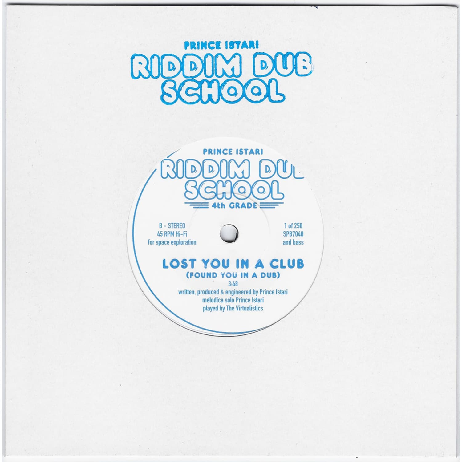 Prince Istari - RIDDIM DUB SCHOOL 4TH GRADE 