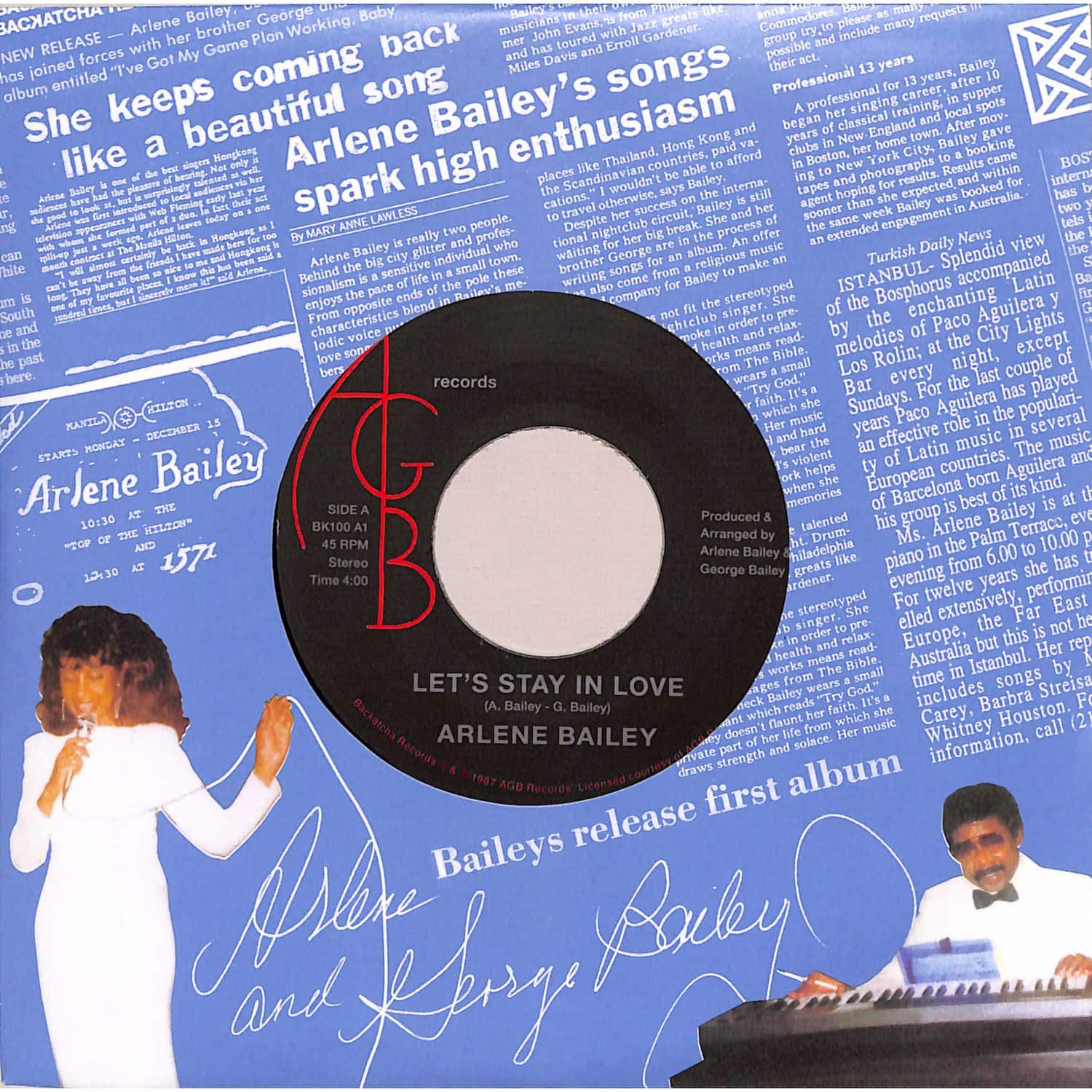 Arlene Bailey - LETS STAY IN LOVE / CLOSER TO YOU 