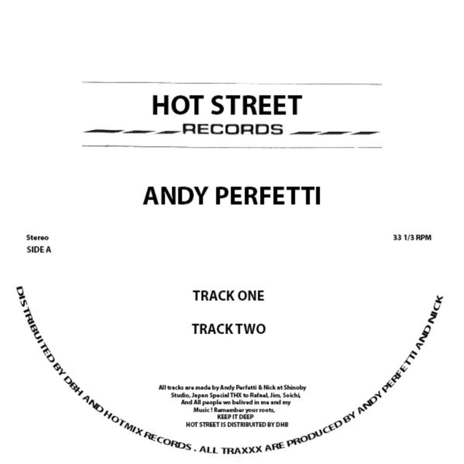 Andy Perfetti - TRACK EP 