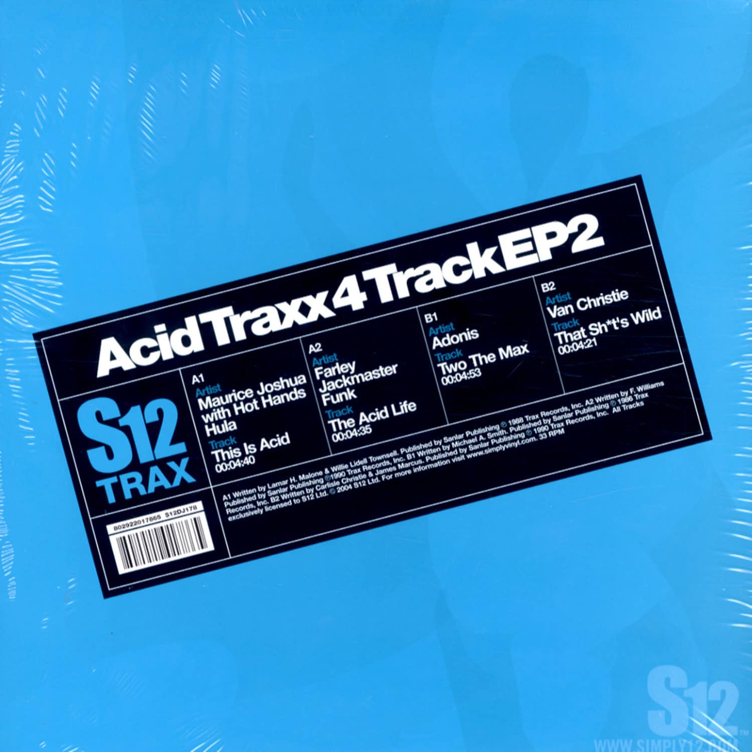 V/A - ACID TRAXX 4 TRACK EP2
