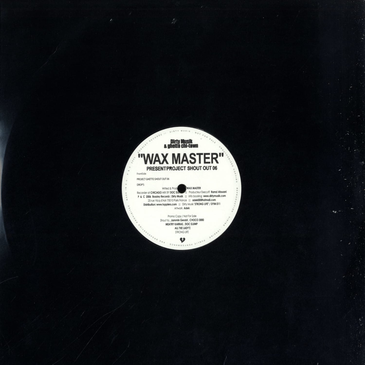 Wax Master - PROJECT SHOUT OUT 06