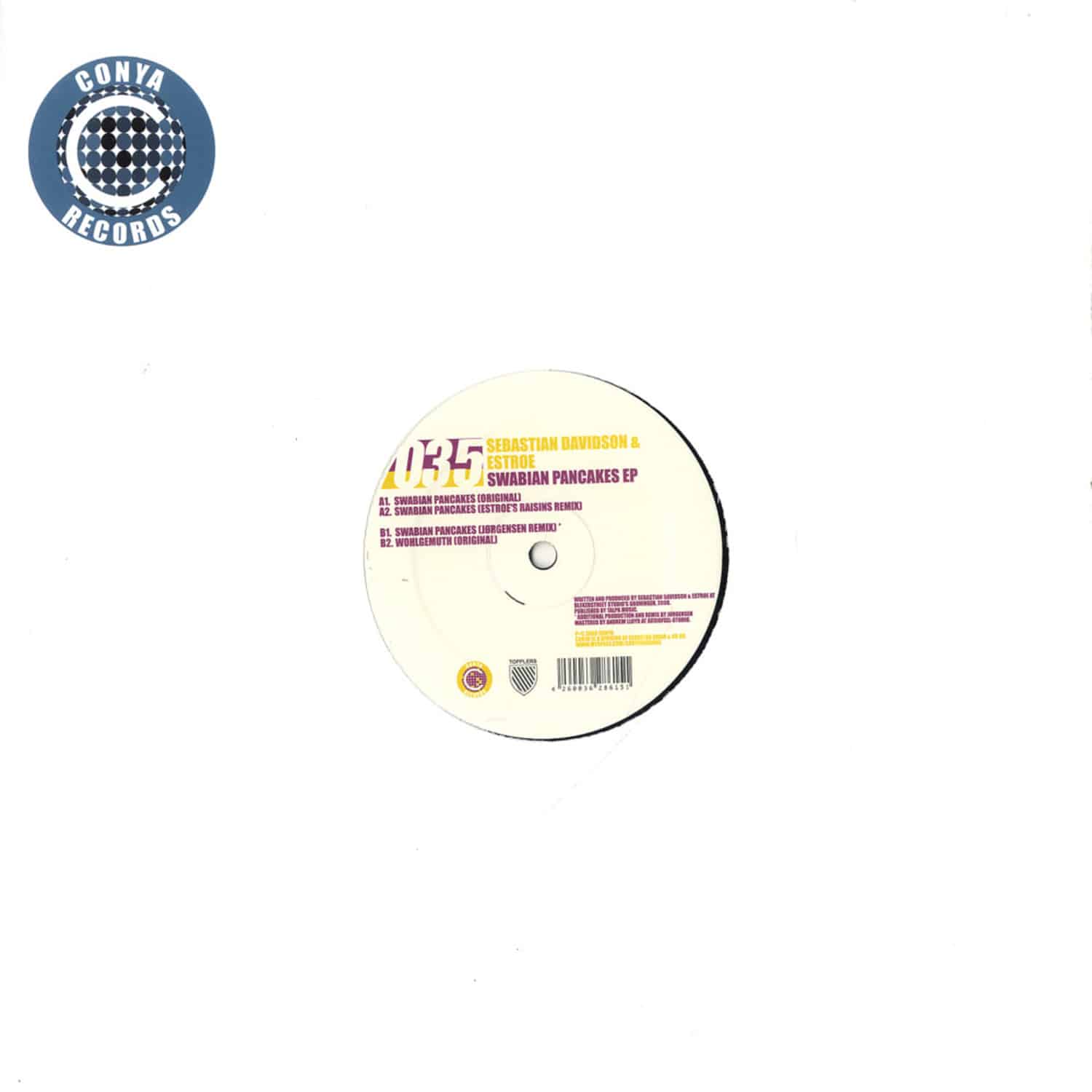 Sebastian Davidson & Estroe - SWABIAN PANCAKES EP