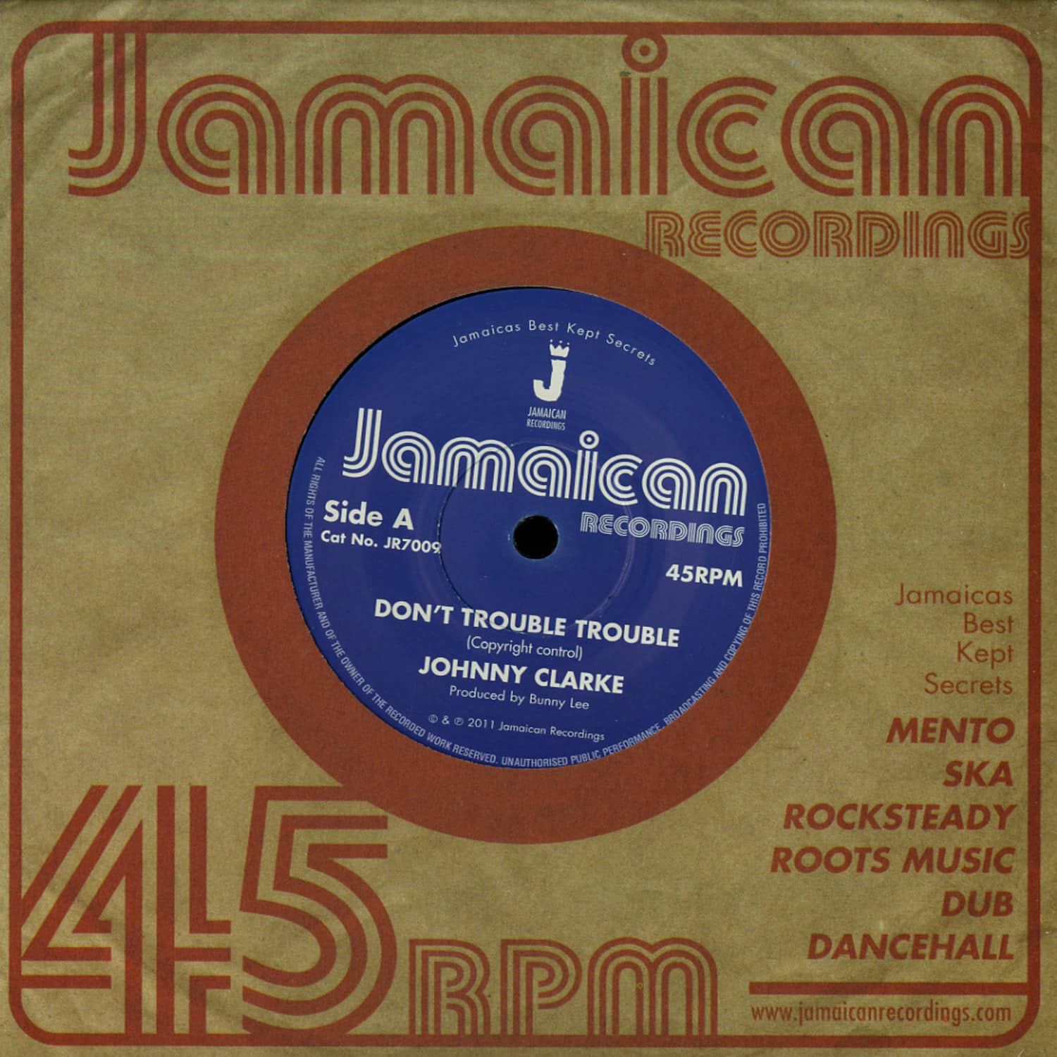 Johnny Clarke - DONT TROUBLE TROUBLE 